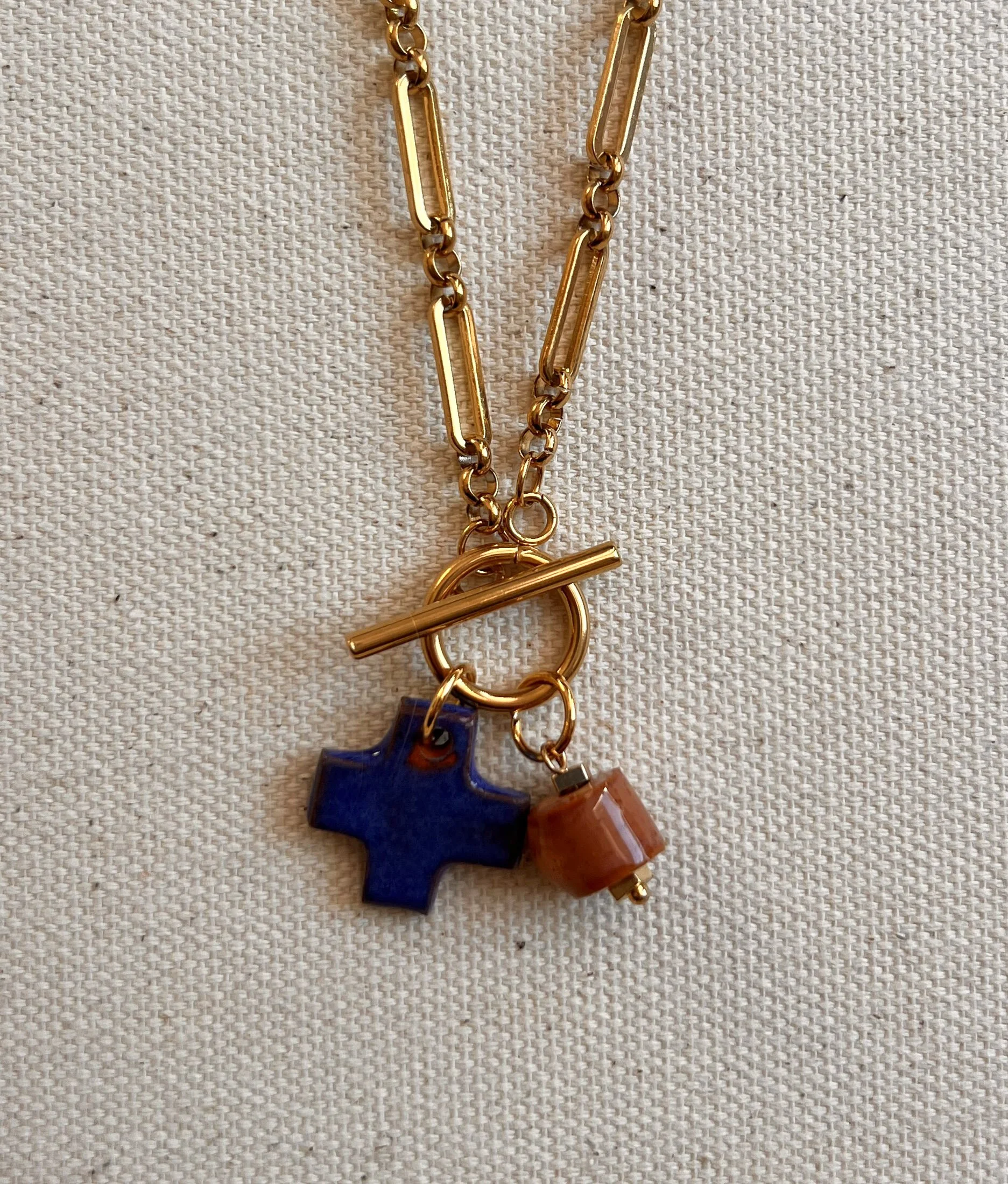 Toggle Charm Necklace
