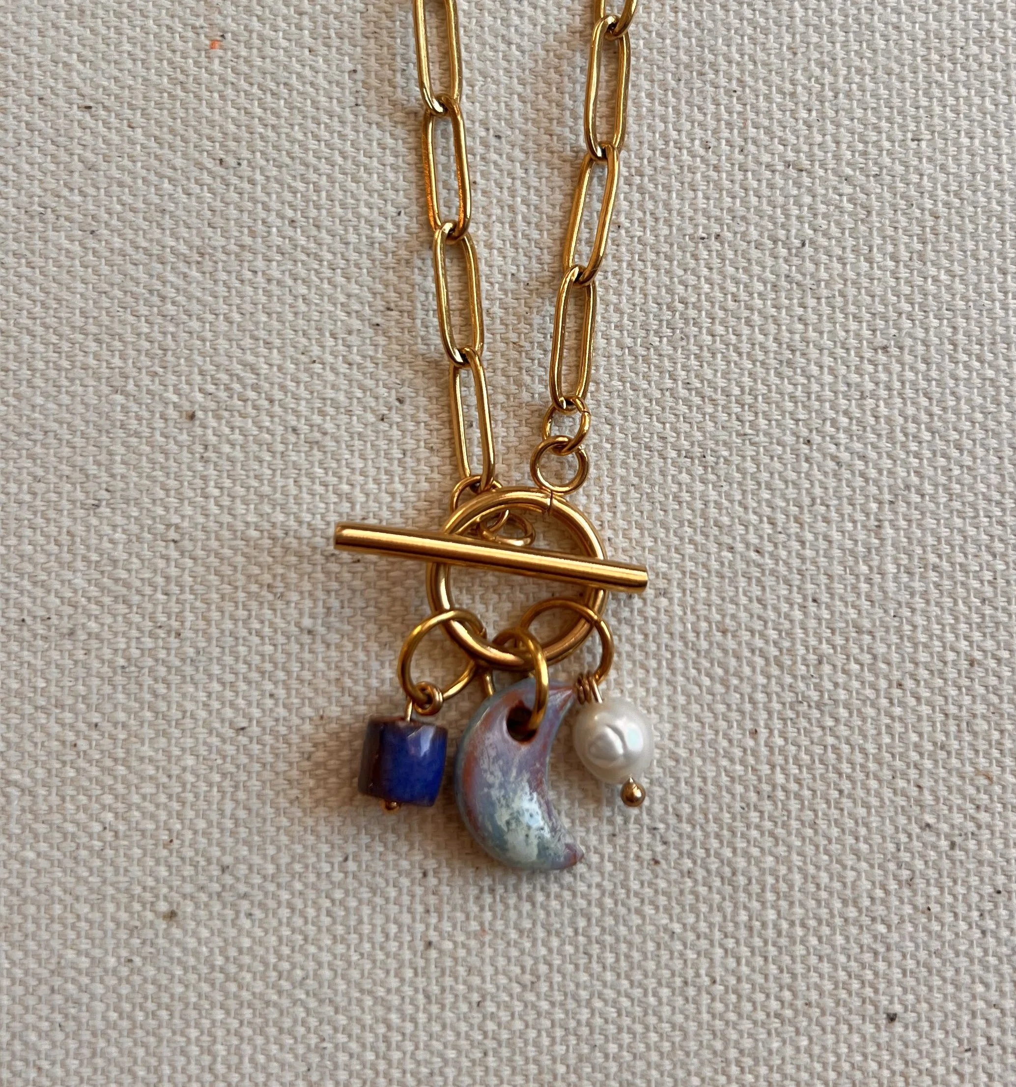 Toggle Charm Necklace