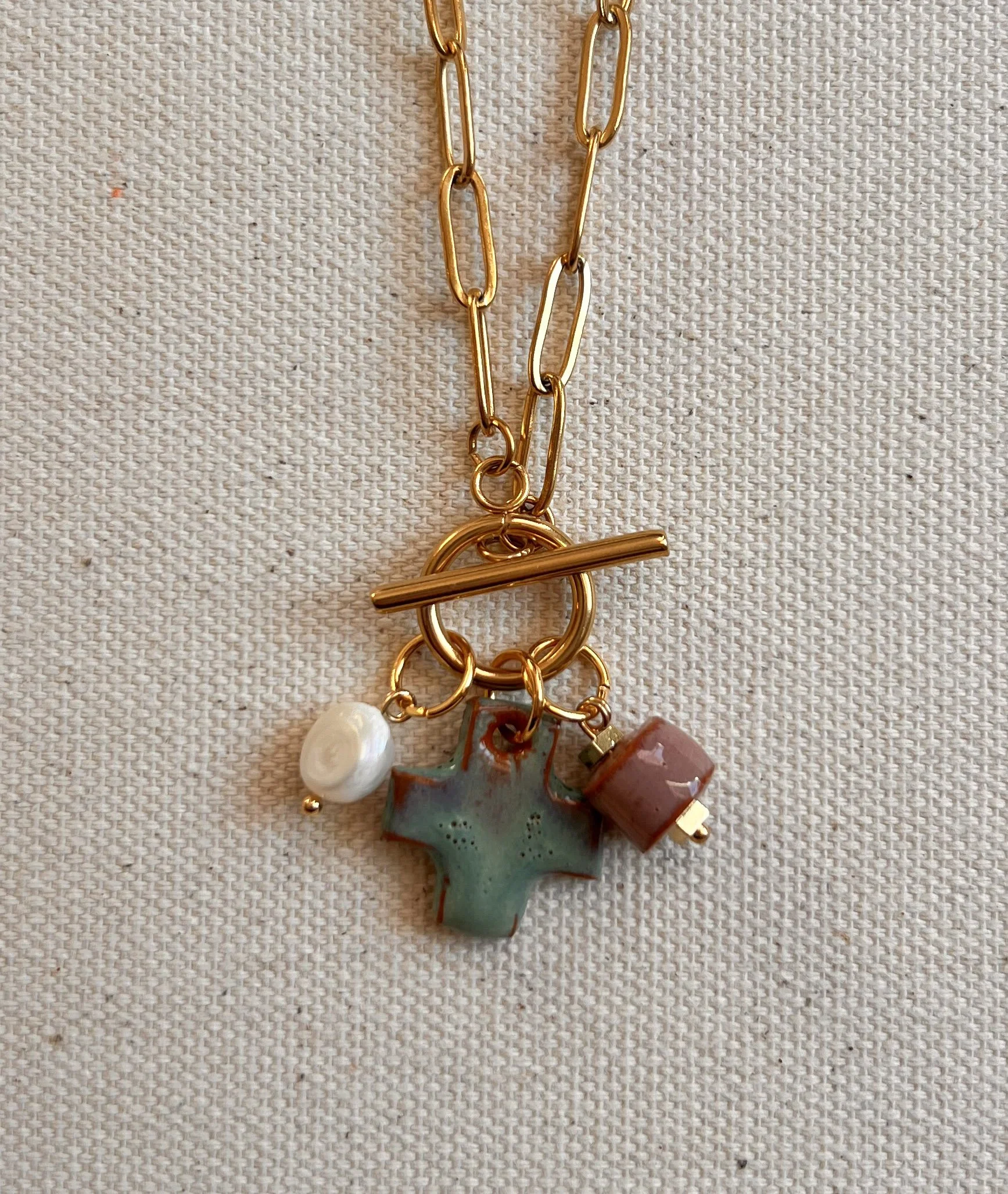 Toggle Charm Necklace