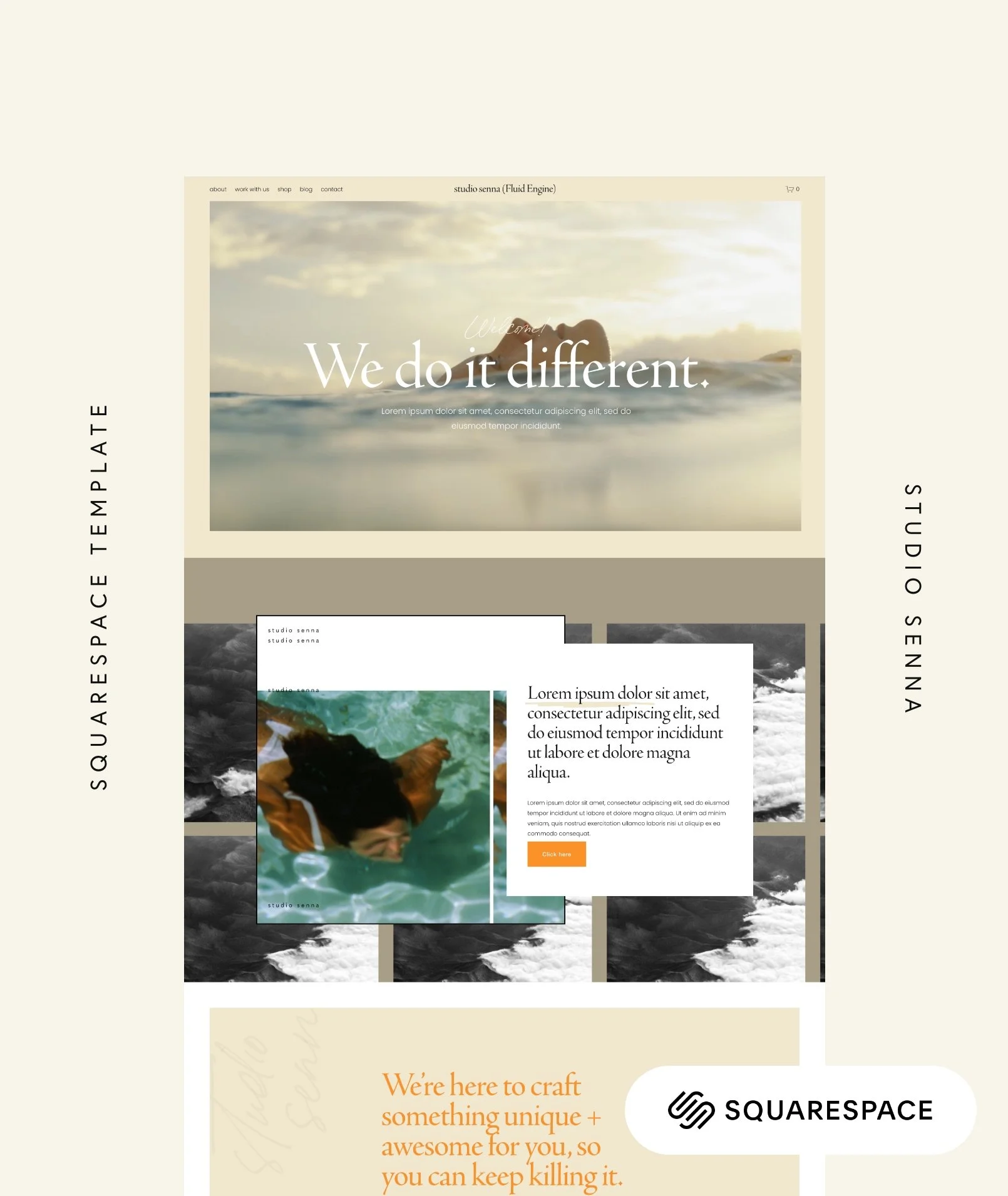 Studio Senna Squarespace Template