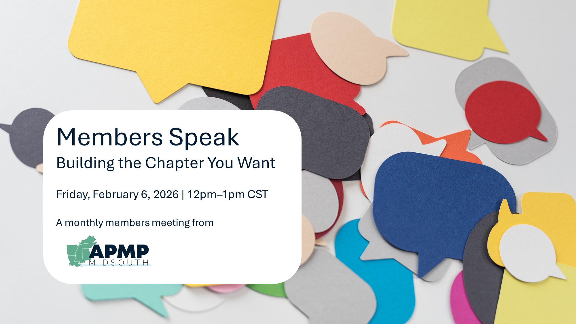 Members Speak: Building the Chapter You Want