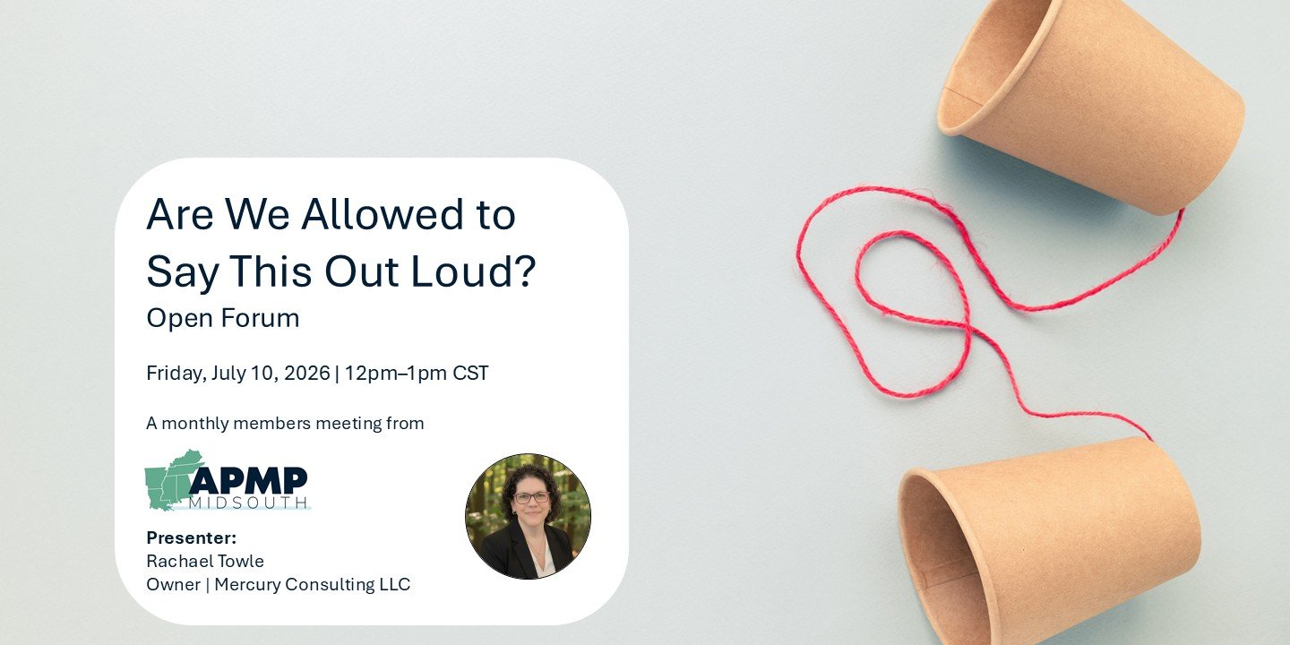 The “Are We Allowed to Say This Out Loud? Open Forum
