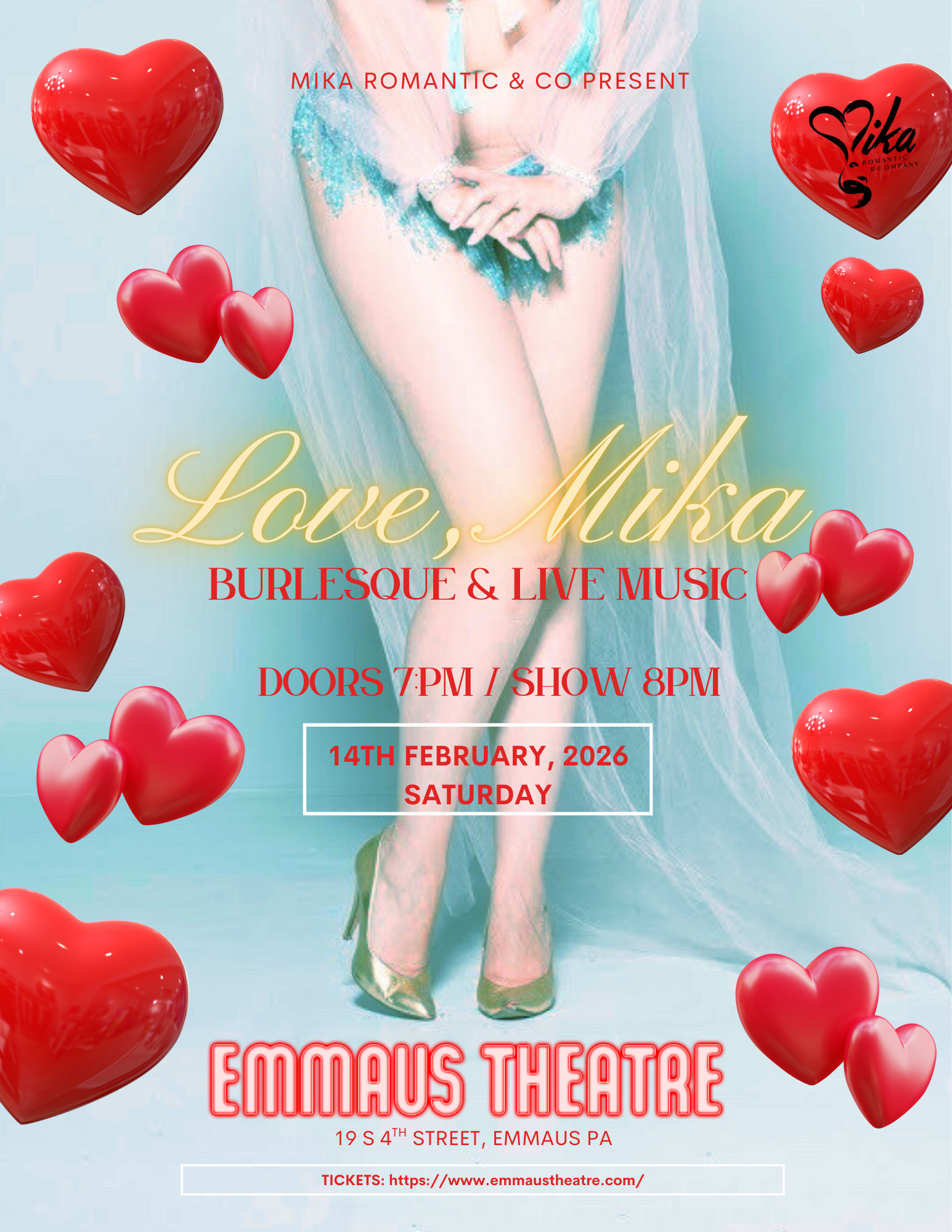 Love, Mika: A Valentine Burlesque show