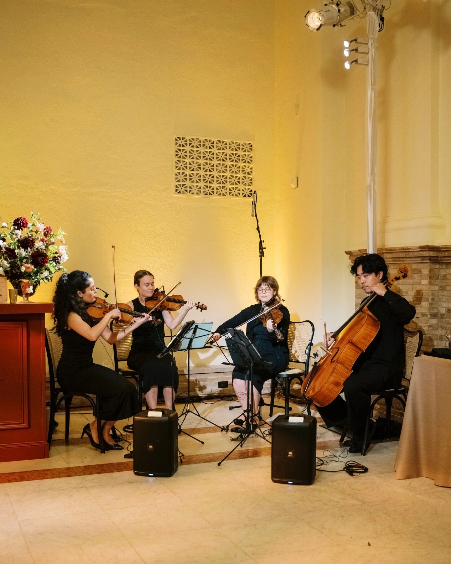 Big events need big sound.

Meet the Glass Artists Amplified String Quartet, an all-inclusive live music option for the events that you want to be remembered. 

September 25, 2025
Corporate Reception
📍Boston Public Library 

#livemusic #stringquarte