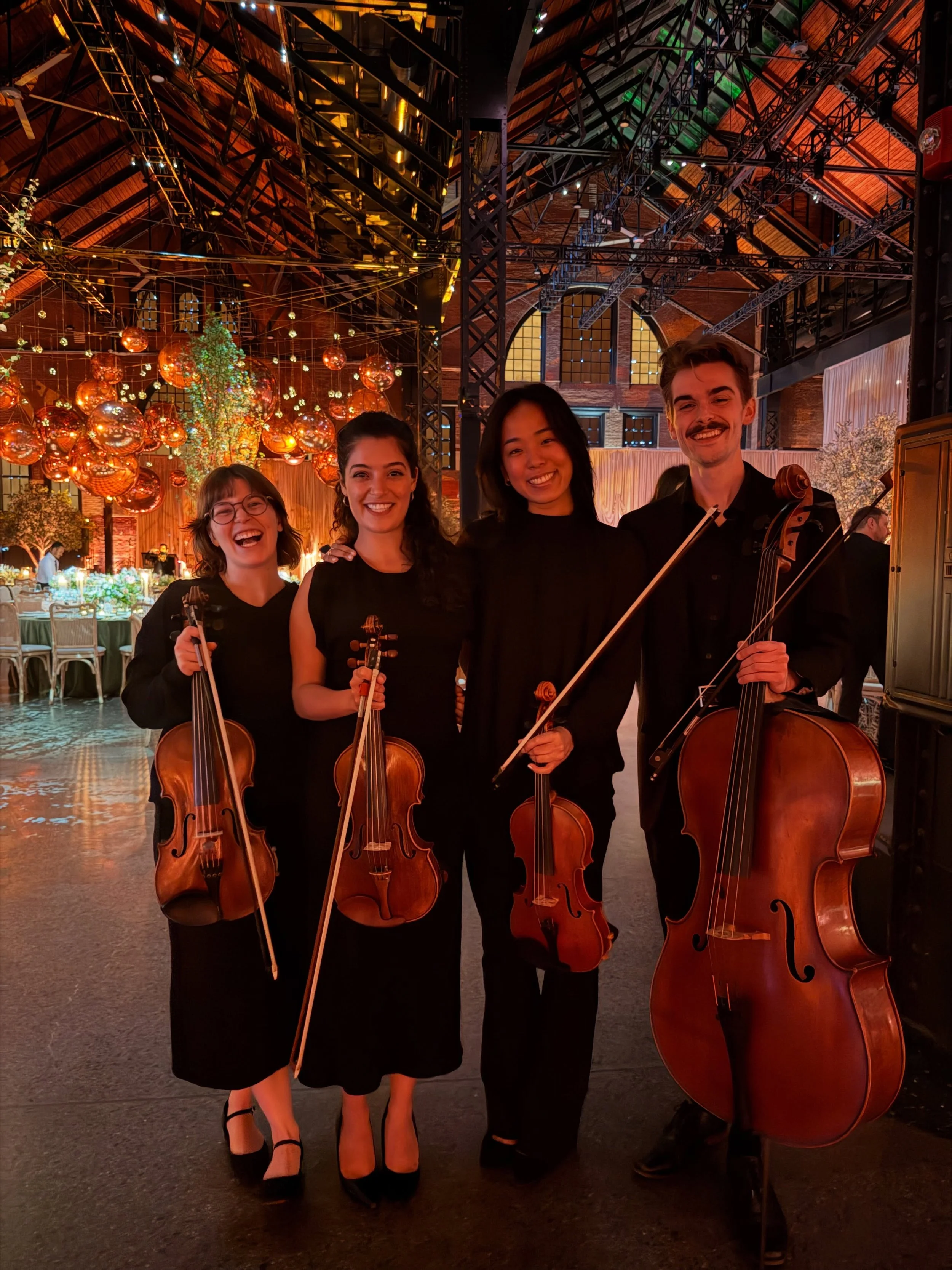 Gorgeous ceremony tonight at @sowaboston for J&amp;J

Event design by @aeevents 

#wedding #stringquartet #sowaboston