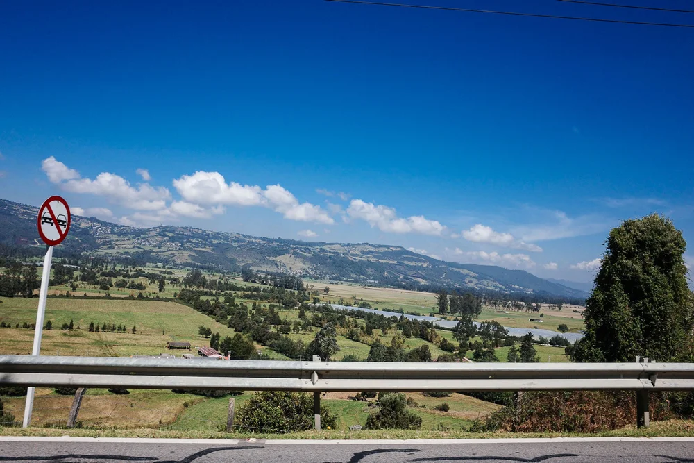 Farmland rolling hills
