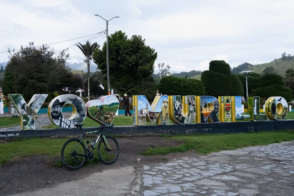 Colorful YOQUELLO letters with local culture and landmarks inside