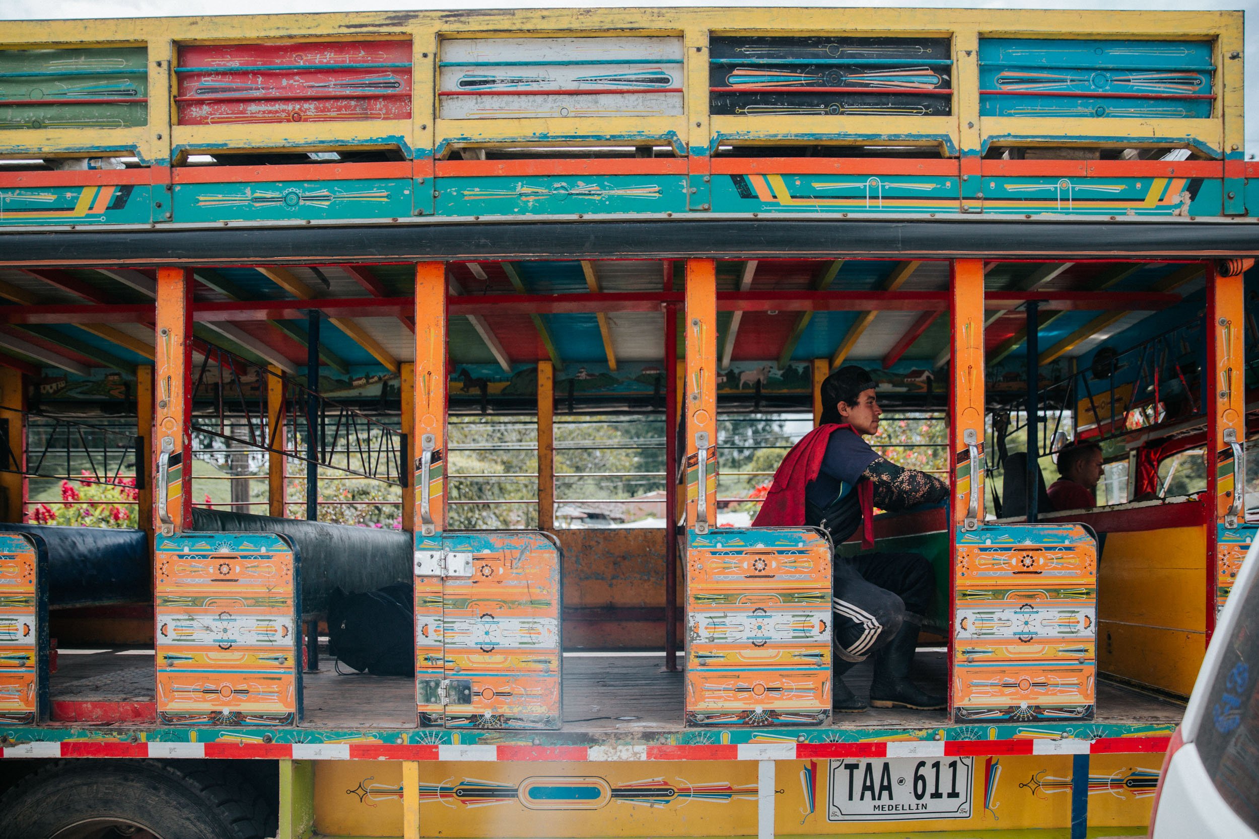 chiva truck in colombia