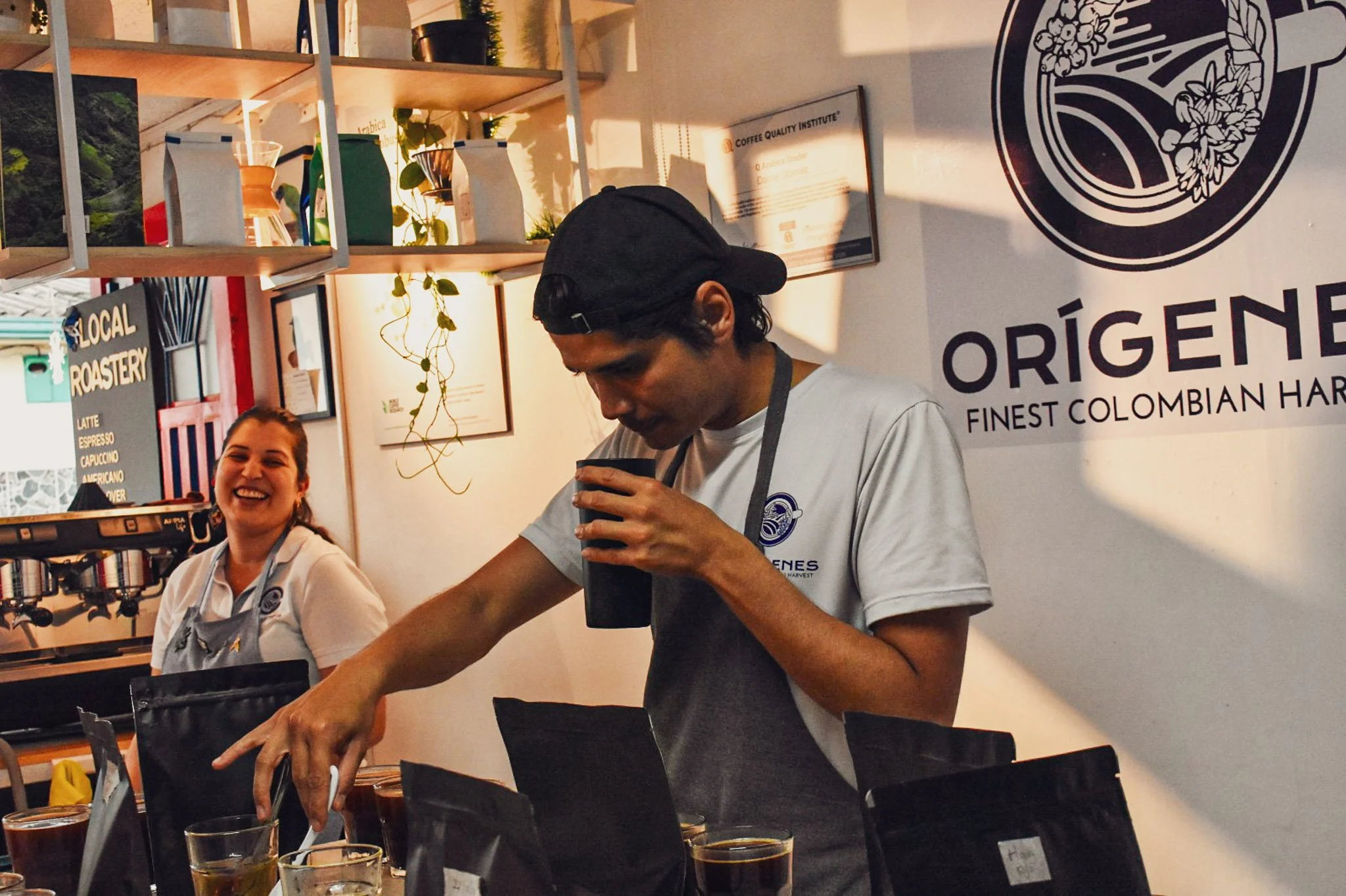 Origenes Salento owner Daniel, Diana