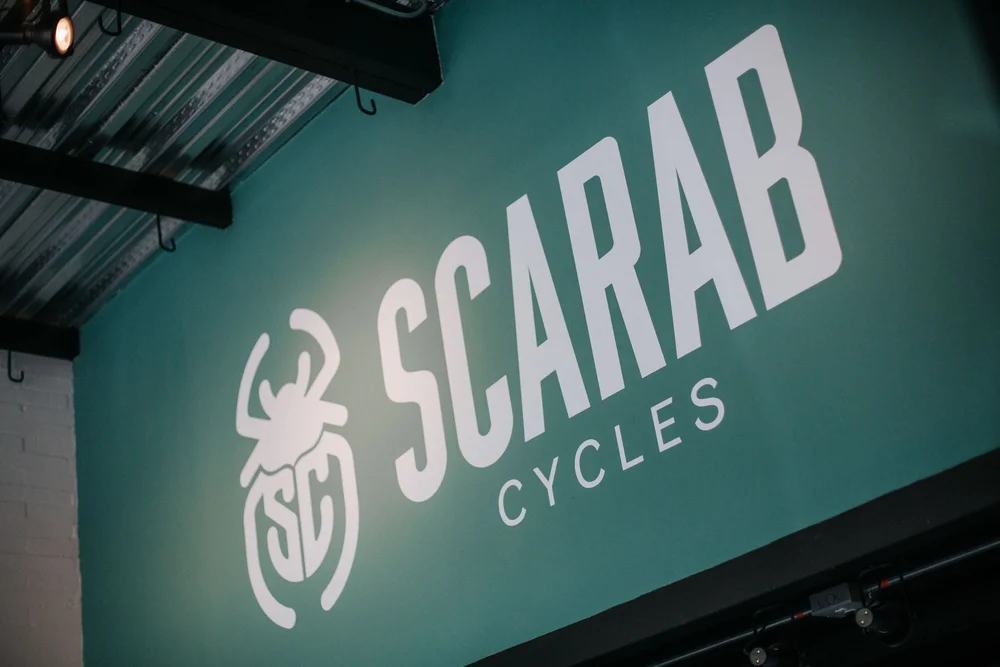 Scarab Cycles sign