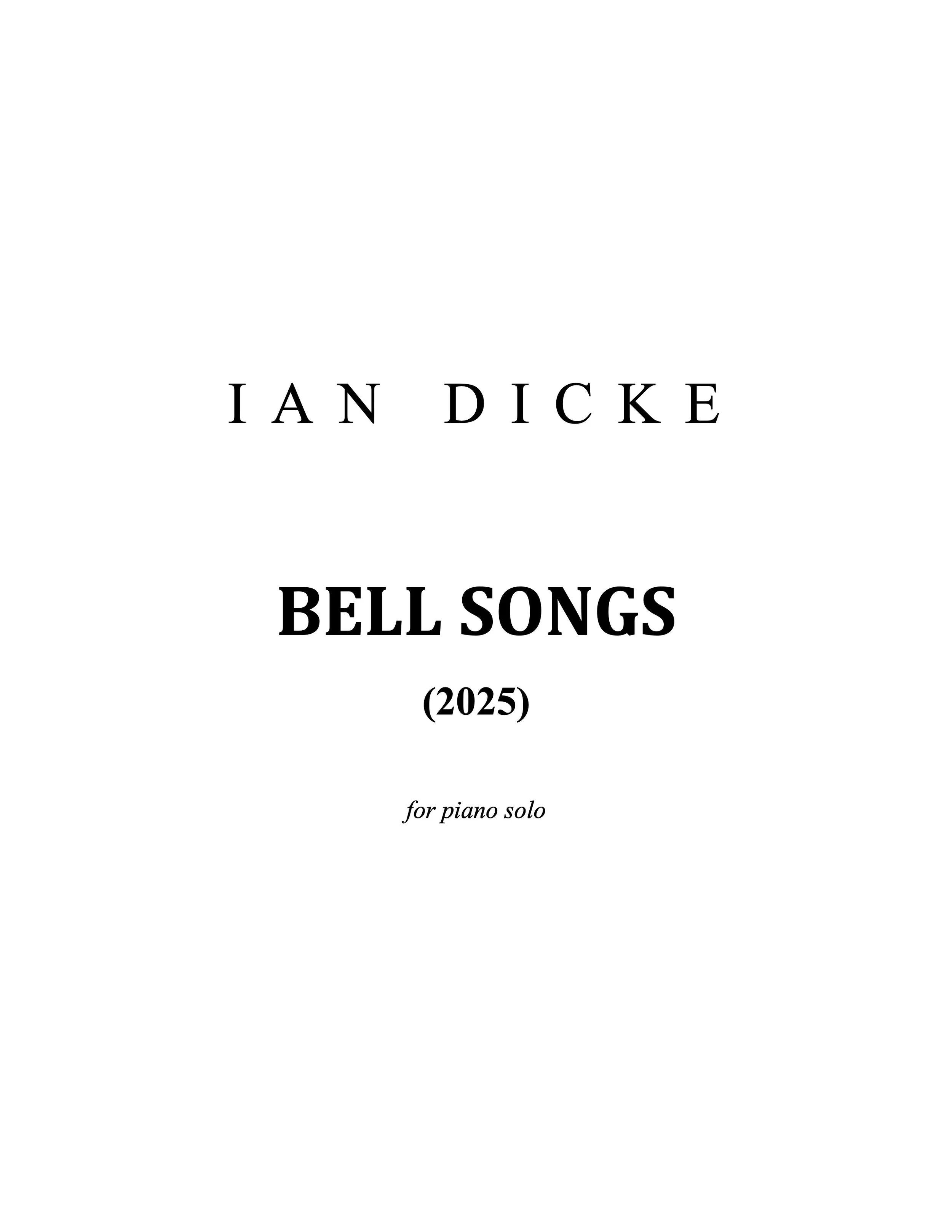 Bell Songs