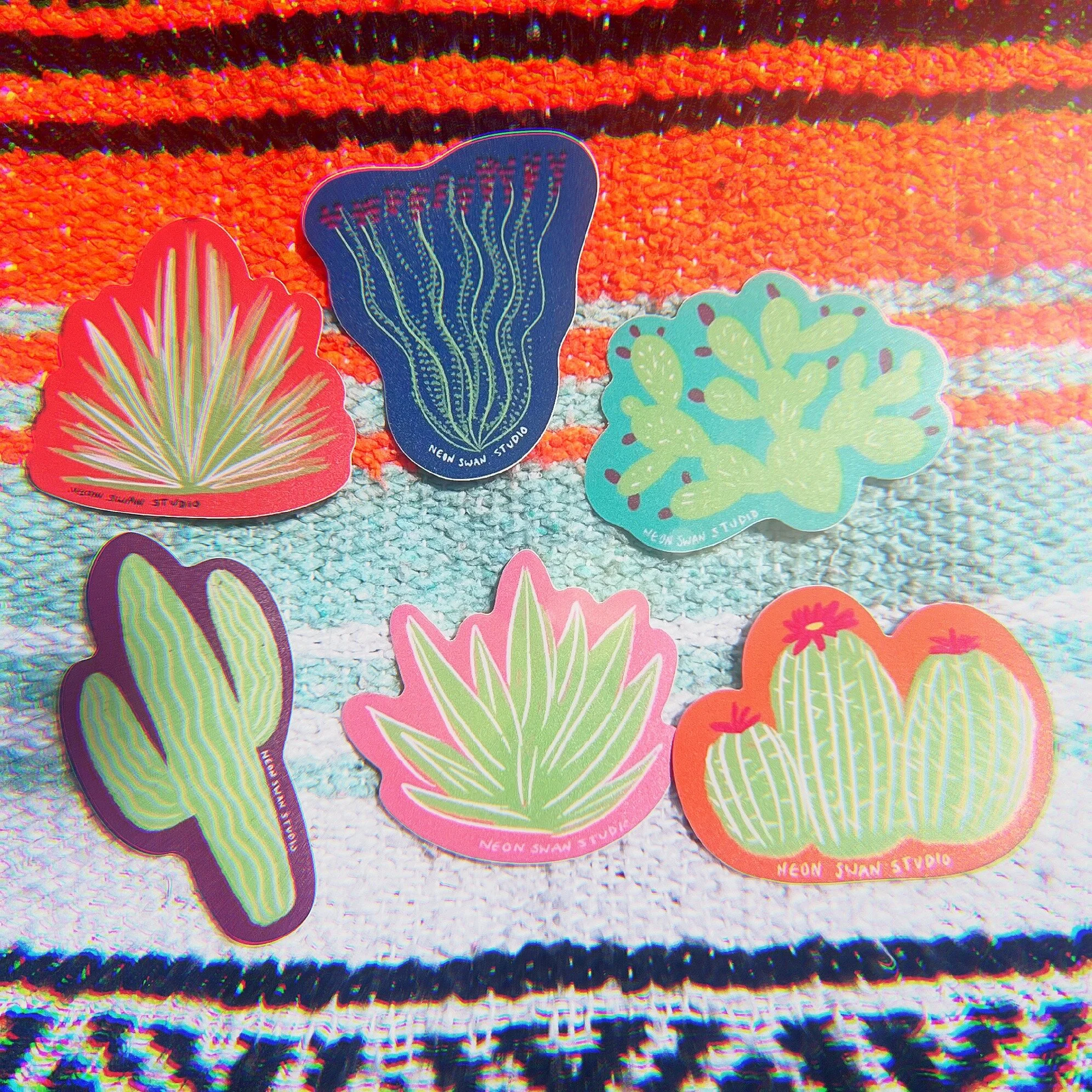 Desert Flora Sticker Packer (includes 6 stickers)