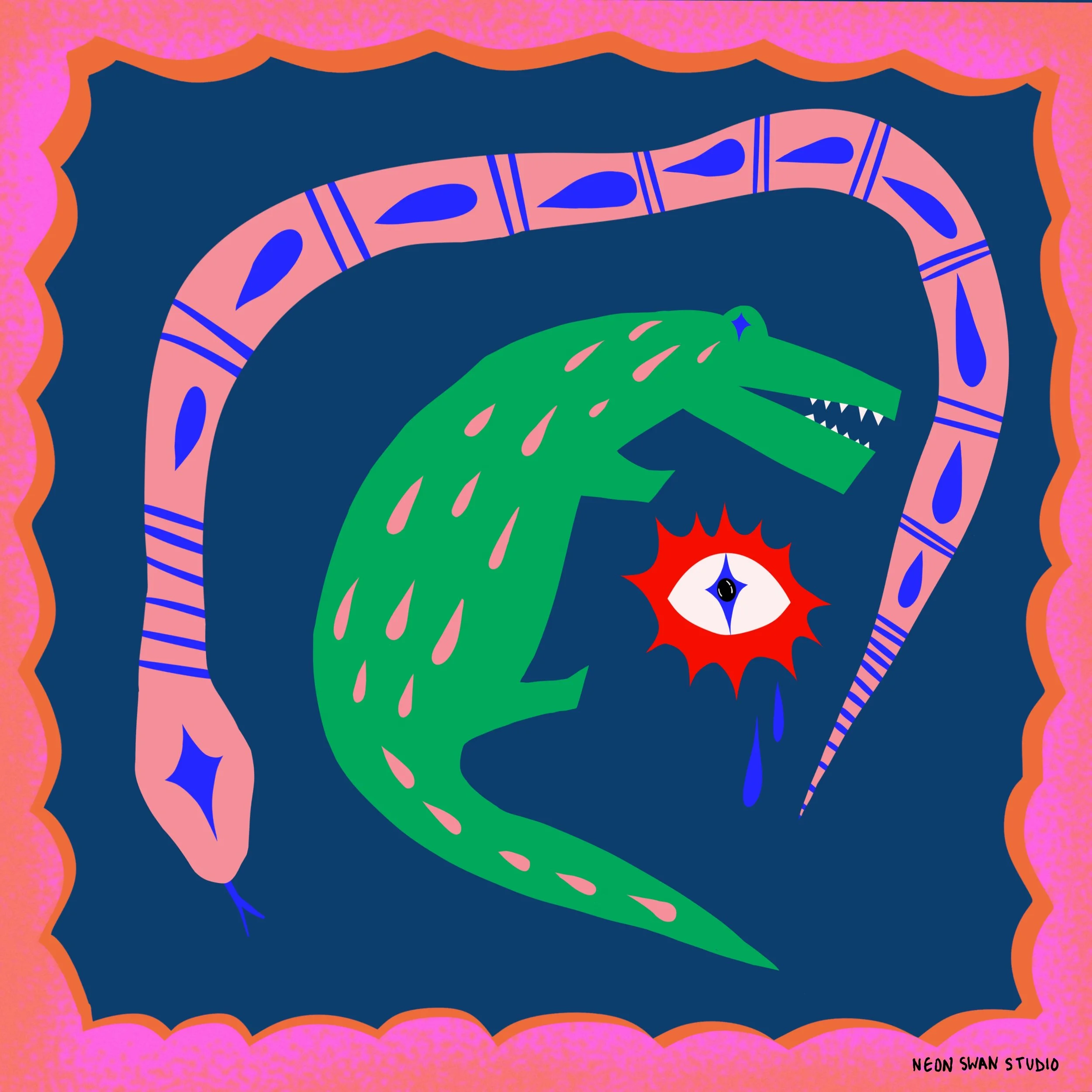 Cotton Candy Dreamscape Giclée Print