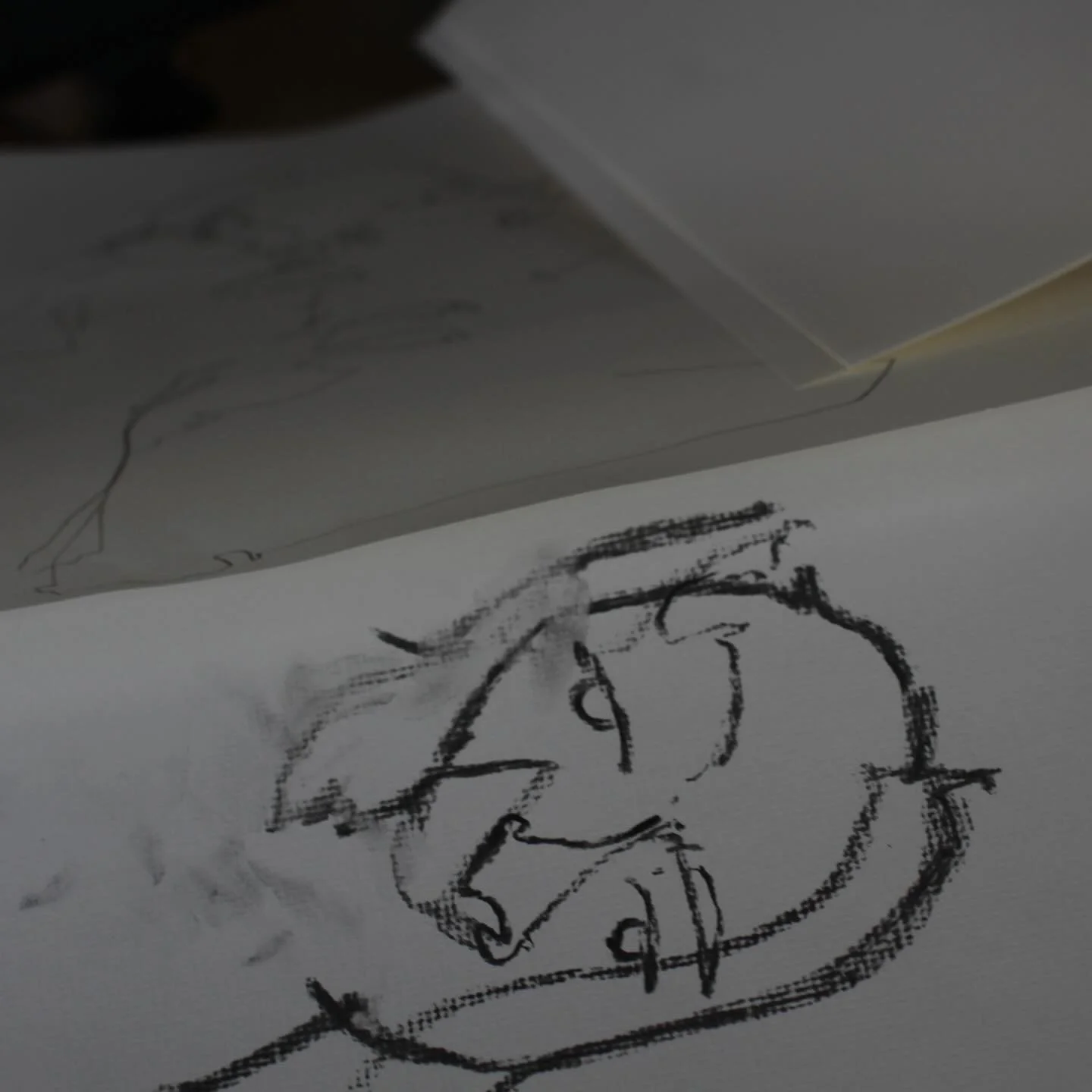 Workshop: "The Limits of My World: The Hand-Drawn Sketch as a Method of Reflection," first edition (November 11th, 2023).

This workshop combined drawing, painting, collage, music, meditation, and dialogue about the impact of inhabiting a s