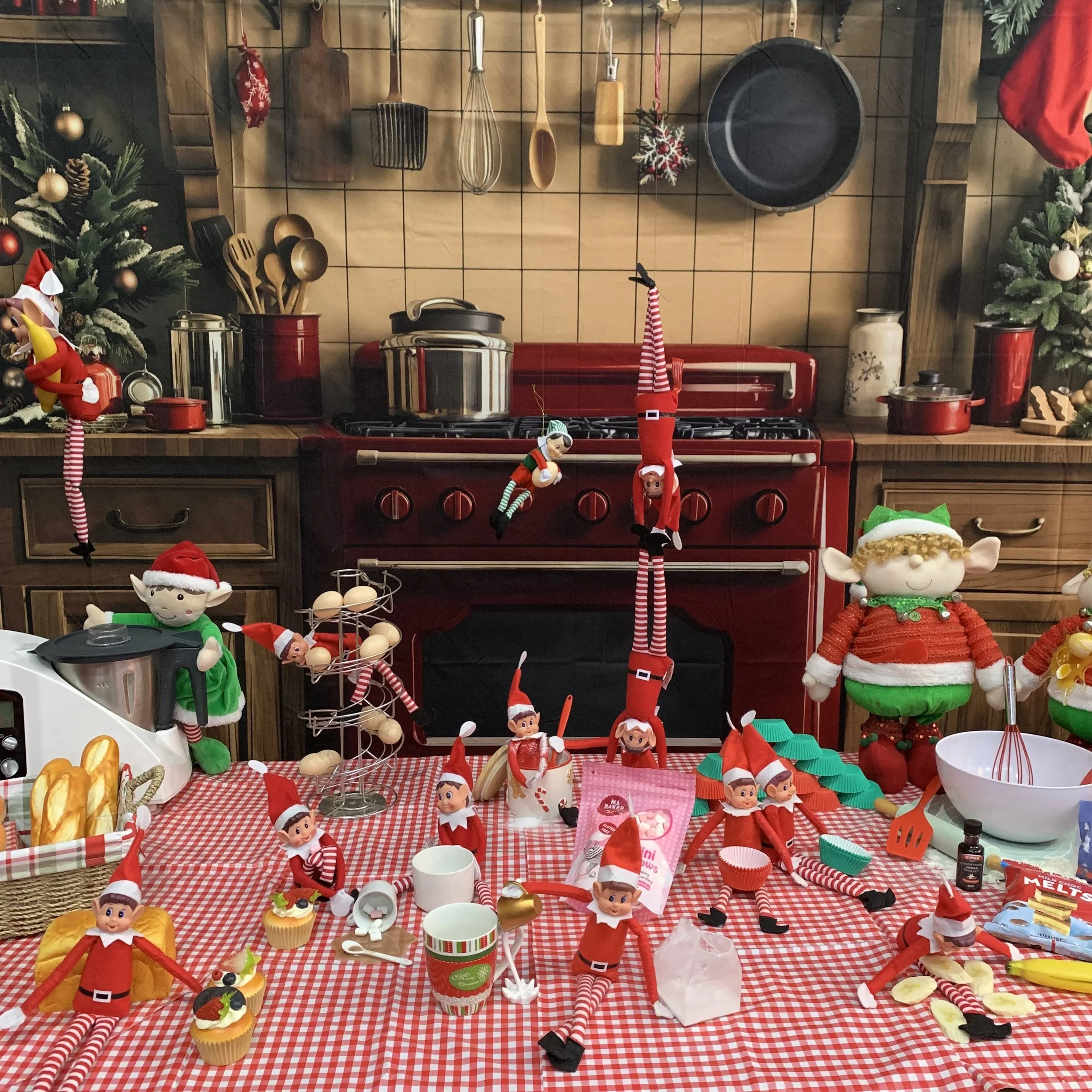 Elf kitchen display at Santa’s Cave Waikerie