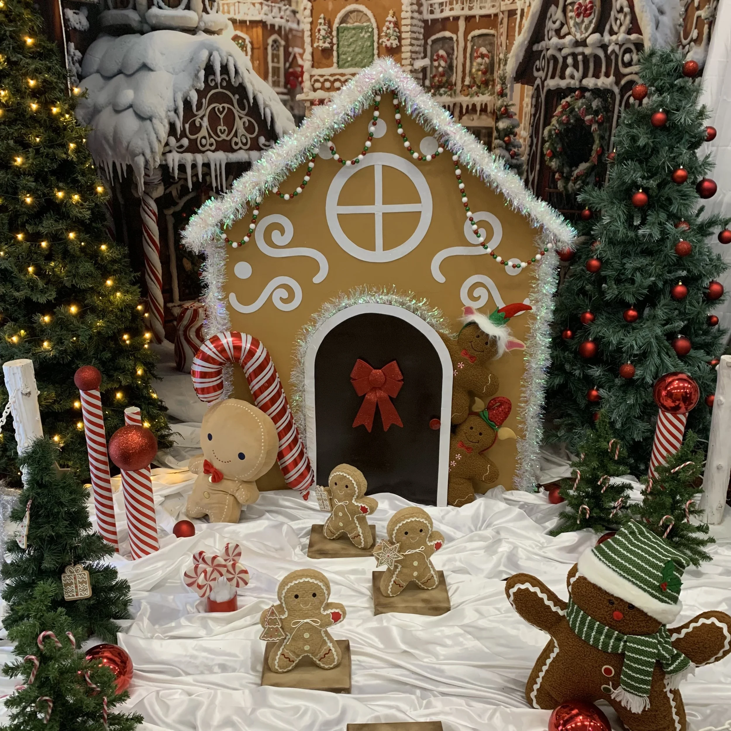 Gingerbread village display at Santa’s Cave Waikerie