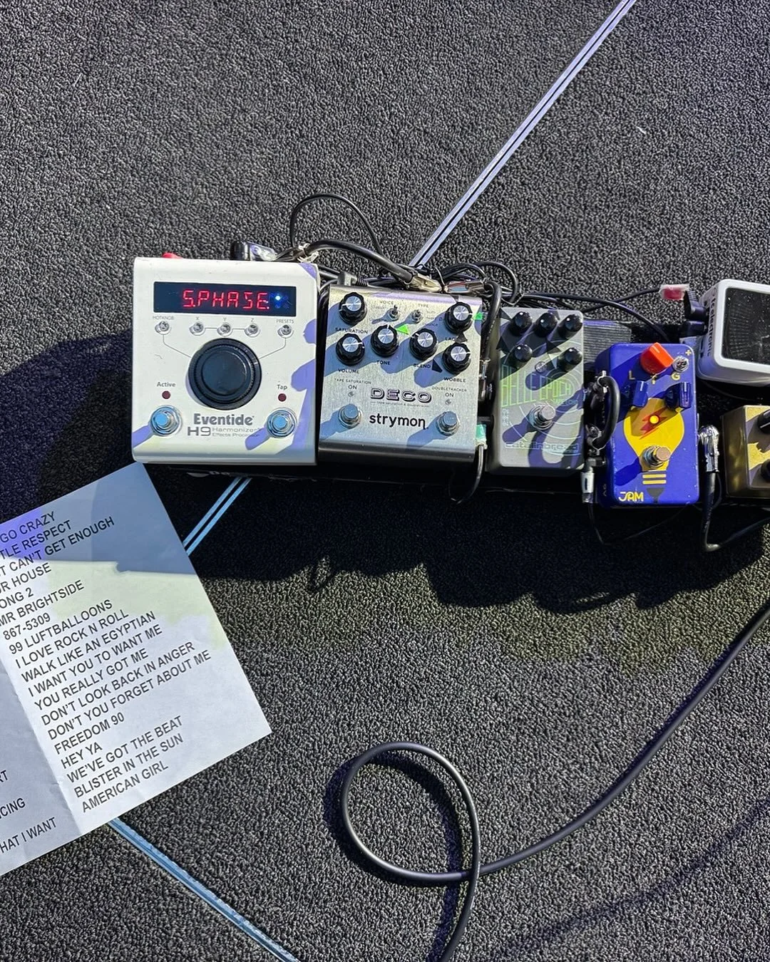 Paddleboard / setlist &ndash; &ndash; Skyrocket / Houston 11 &ndash; 14&ndash; 25