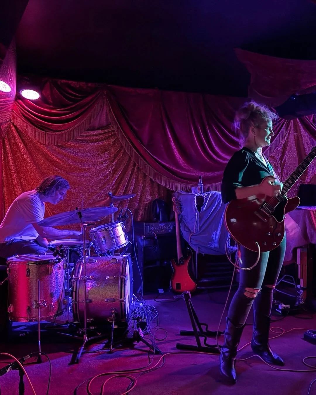 Last minute gig with my great friend #suzannachoffel at #cboys Tonight !