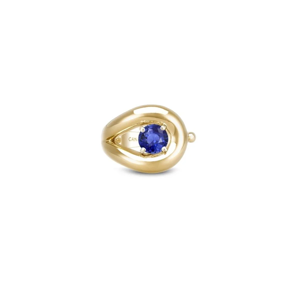 BAGUE NÉFERTITI SAPHIR BLEU