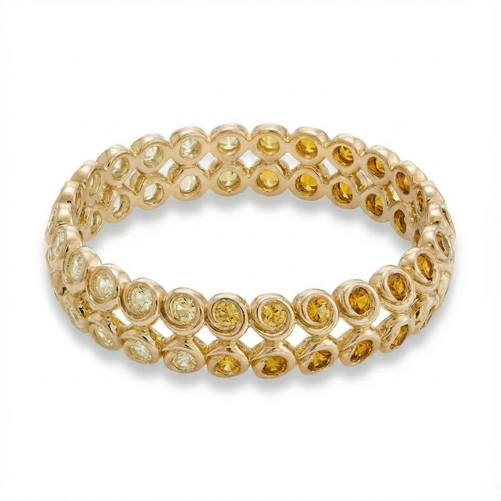 JONC TOURBILLON SAPHIRS JAUNES