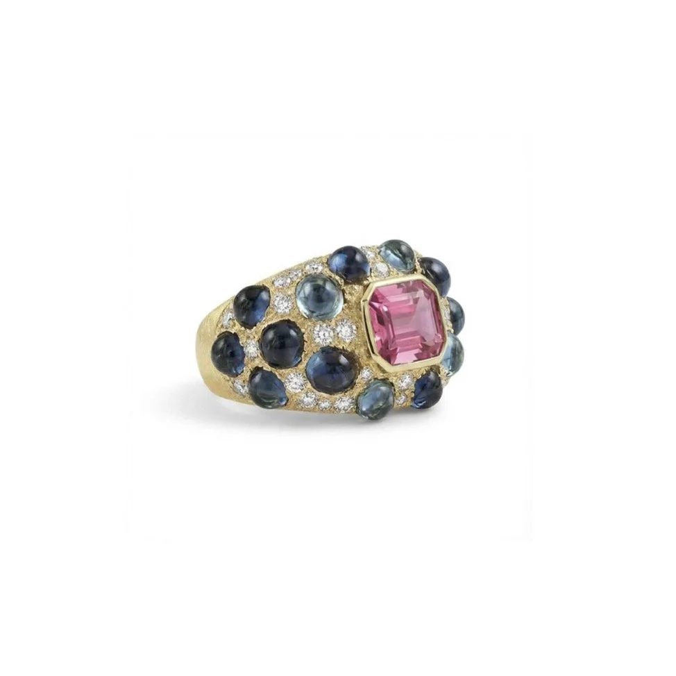 BAGUE HÉRITAGE TOURMALINE ROSE