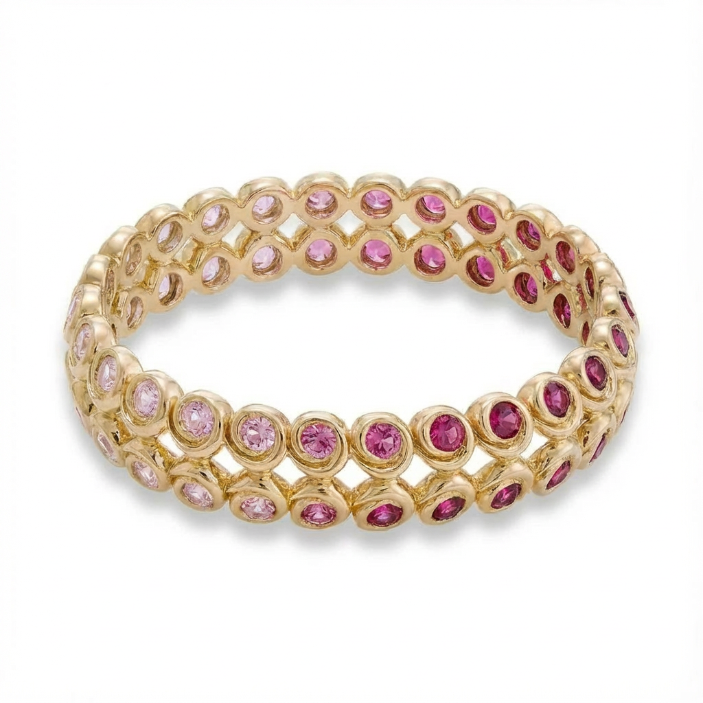 JONC TOURBILLON SAPHIRS ROSES