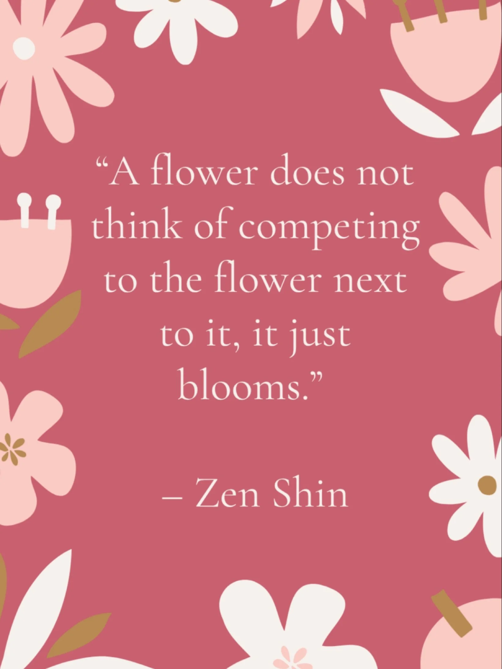 you don&rsquo;t need to rush or compare your life. your journey is your own. just like a flower, you bloom best by embracing who you are and growing at your own pace 🌺

#selfgrowth #bloomandgrow #selflovejourney #youareenough #comparisonisthethiefof