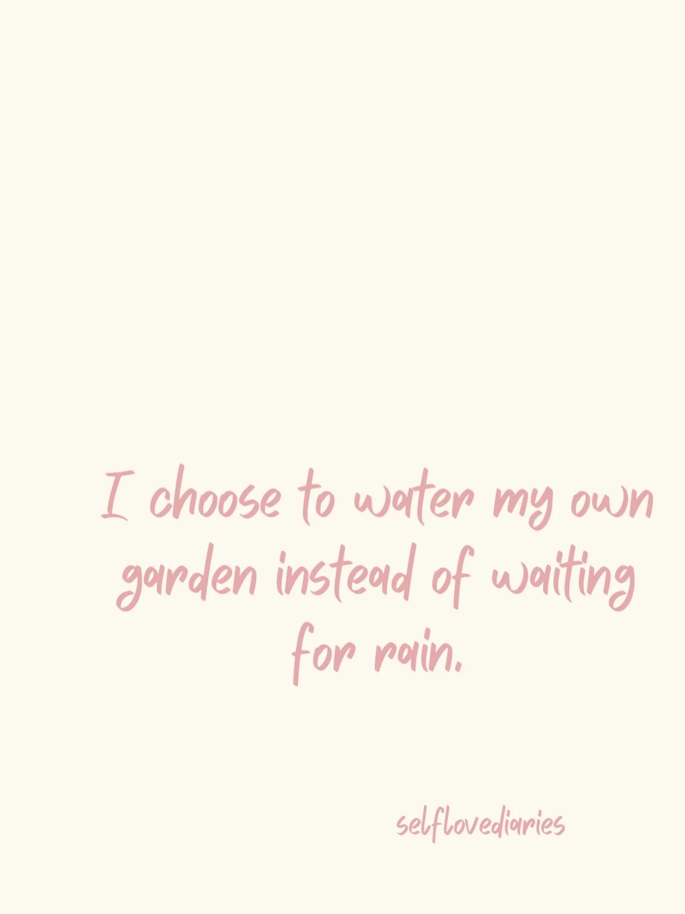 choosing to water my own garden instead of waiting for rain 🪴 

my growth is in my hands, and I&rsquo;m the one responsible for cultivating my own happiness and success. 

#selfgrowth #takeaction #nurtureyourself #ownyourjourney #selfempowerment gro