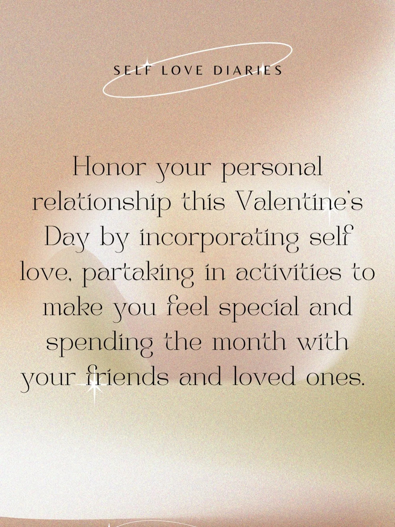 valentine&rsquo;s day isn&rsquo;t just about romance. it&rsquo;s about honoring your personal relationship with yourself too. incorporate self love into the day by doing things that make you feel special, supported and appreciated 💌

whether that me