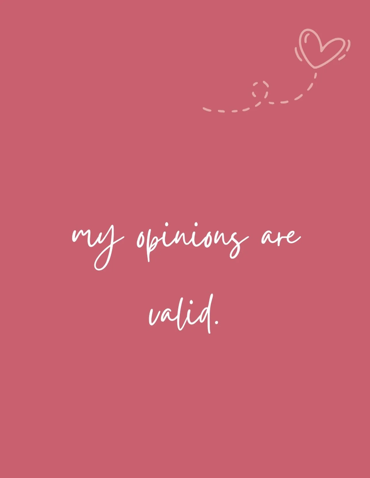 your thoughts and perspectives matter. expressing your opinions with confidence honors your self respect, reinforces your boundaries and allows you to show up authentically. you don&rsquo;t need permission for your voice to be heard ✨💛 #selfrespect 