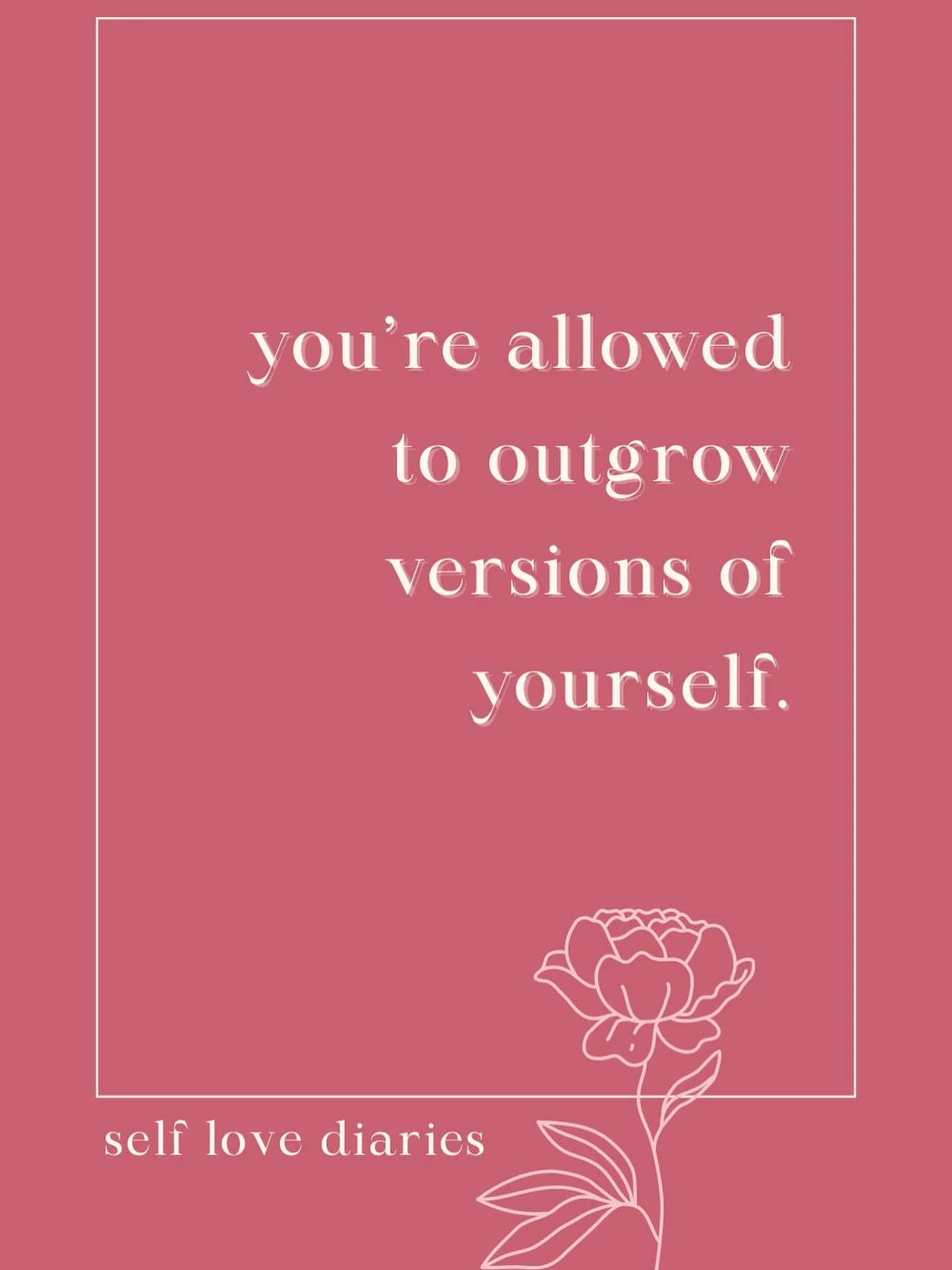 it&rsquo;s okay to start again as many times as you need. evolving doesn&rsquo;t mean you&rsquo;ve lost who you were. it means you&rsquo;re becoming someone who aligns more with what you need now. growth requires letting go, even of past versions of 