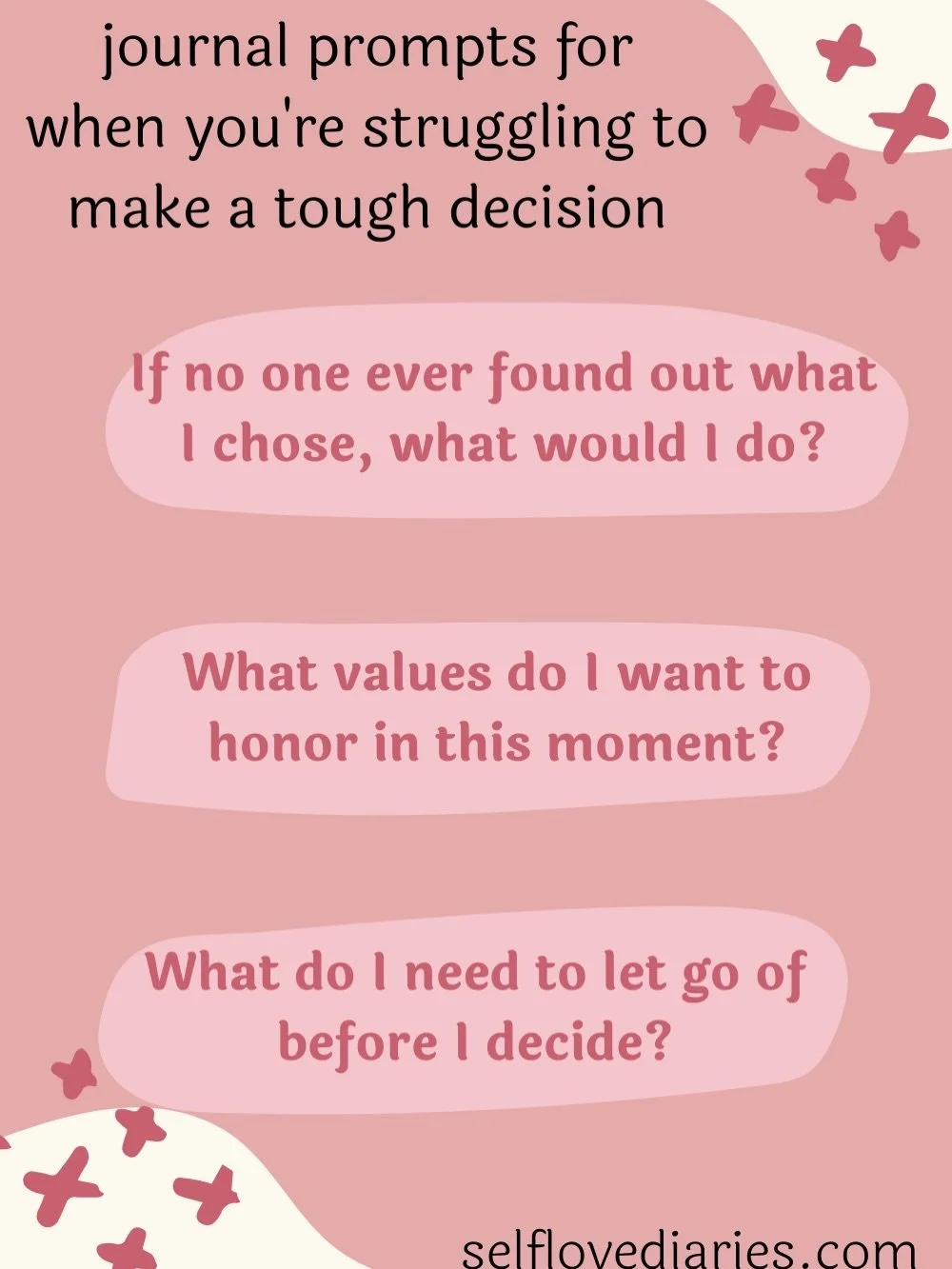 if you&rsquo;re stuck overthinking a big choice, these journal prompts for decision making will help you gain clarity, trust your intuition and stop spiraling. use this writing exercise when you feel torn between two paths and need help choosing with
