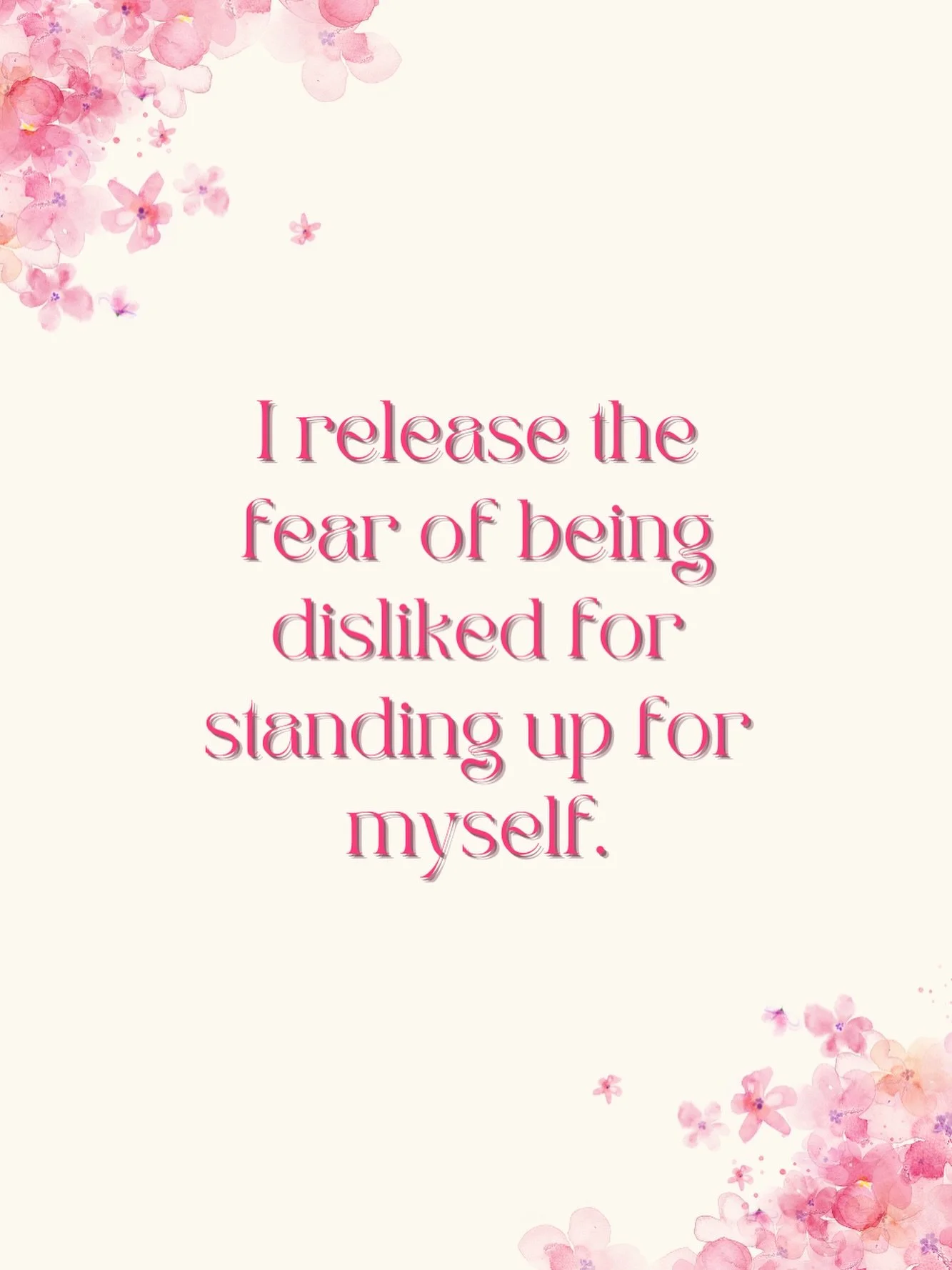 you don&rsquo;t have to compromise your boundaries or silence your truth to be accepted. standing up for yourself is an act of self respect, and the right people will honor your honesty. releasing this fear allows you to show up confidently and authe