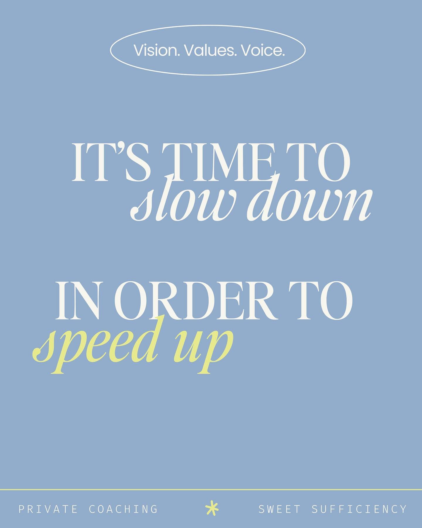 Your business will only grow IF there is space and nourishment to expand.

To anchor its roots deeper
To stretch its branches wider.
To be deeply nourished. 

How are you slowing down this winter? 

I&rsquo;m couching more. 🛋️ 
I&rsquo;m meditating 