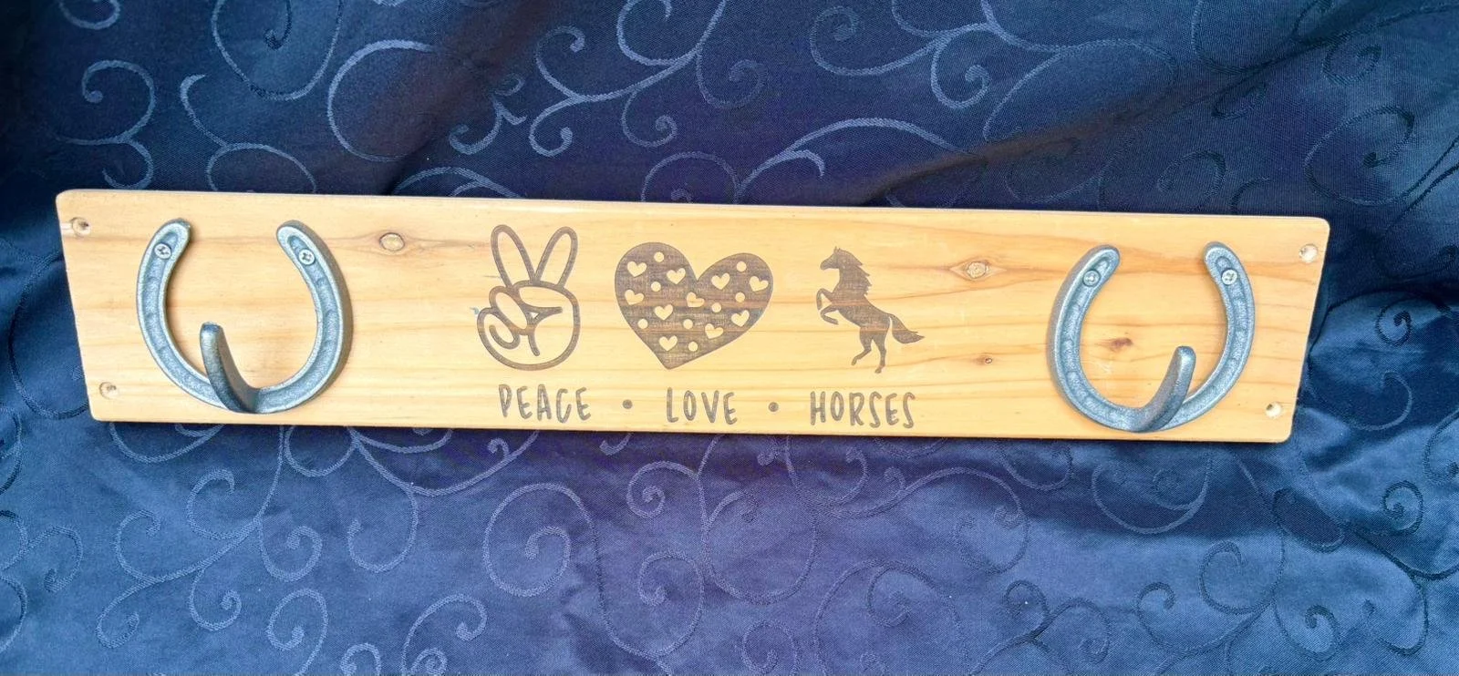 Horse shoe hanger