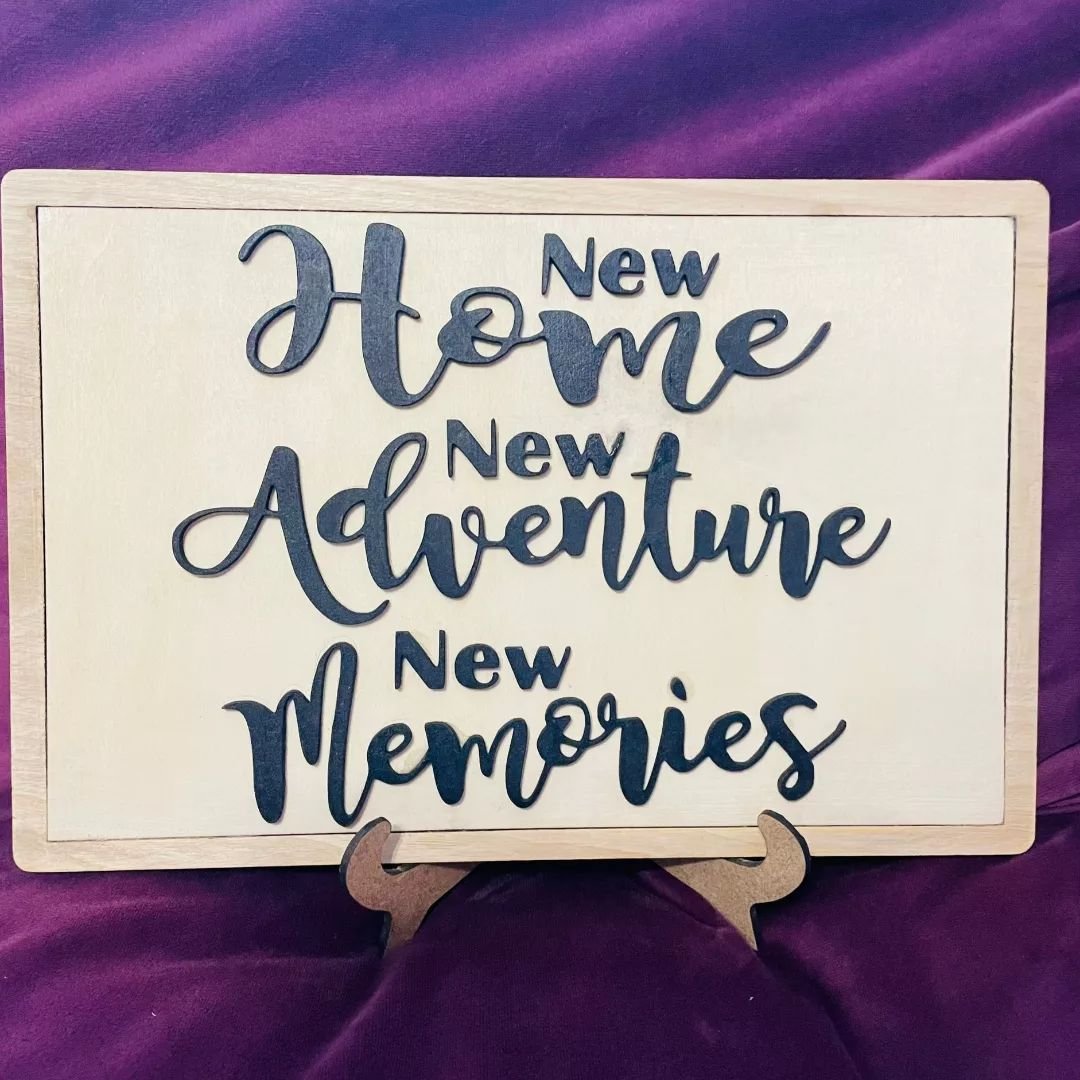 House warming sign
