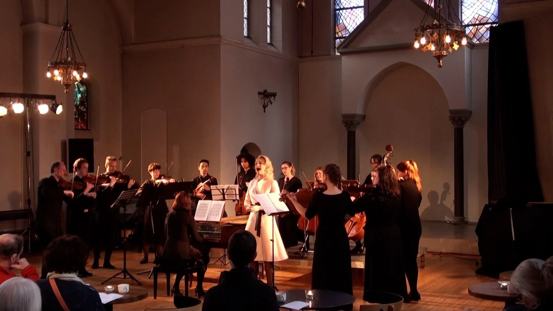 Elisabeth Ekberg with Malmö Academy of Music Symphony Orchestra and Peter Spissky. Konsertkirkken Copenhagen, Denmark 2019