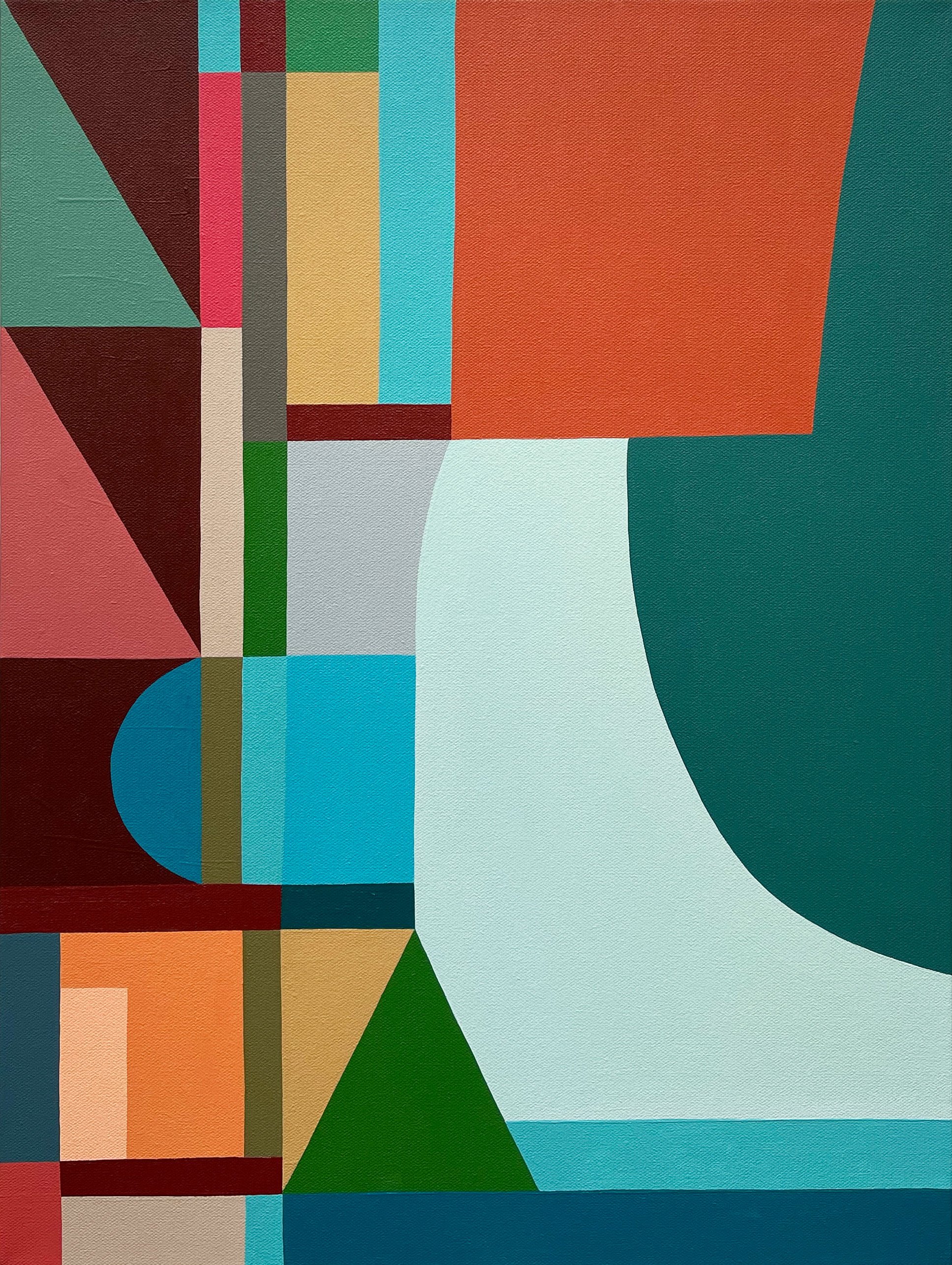   Harborside , 2024 Acrylic on canvas 24 x 18 inches (61 x 45.7 cm)   