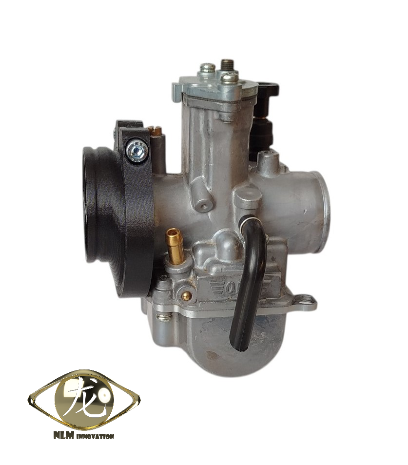Adaptateur décalé D46 pour carburateur type PWK - NLM innovation - NLM0352