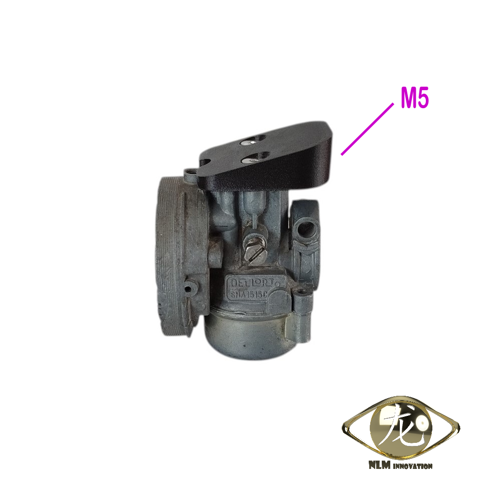 Couvercle de "débridage" M5 pour carburateur Dellorto SHA - NLM innovation - NLM0316