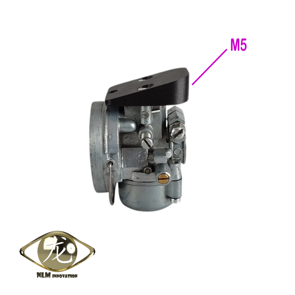 Couvercle de "débridage" M5 pour carburateur Dellorto SHA - NLM innovation - NLM0316