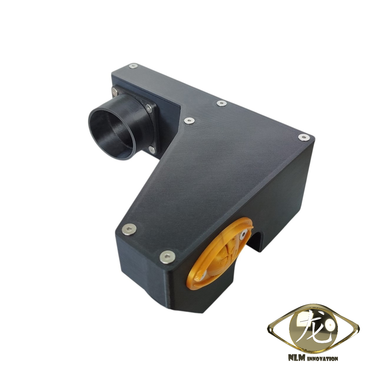 Boite à air "intégrée" F1M pour carburateur type CP Polini, pour pipe NLM et pour Peugeot 103 FOX - NLM innovation - NLM0349