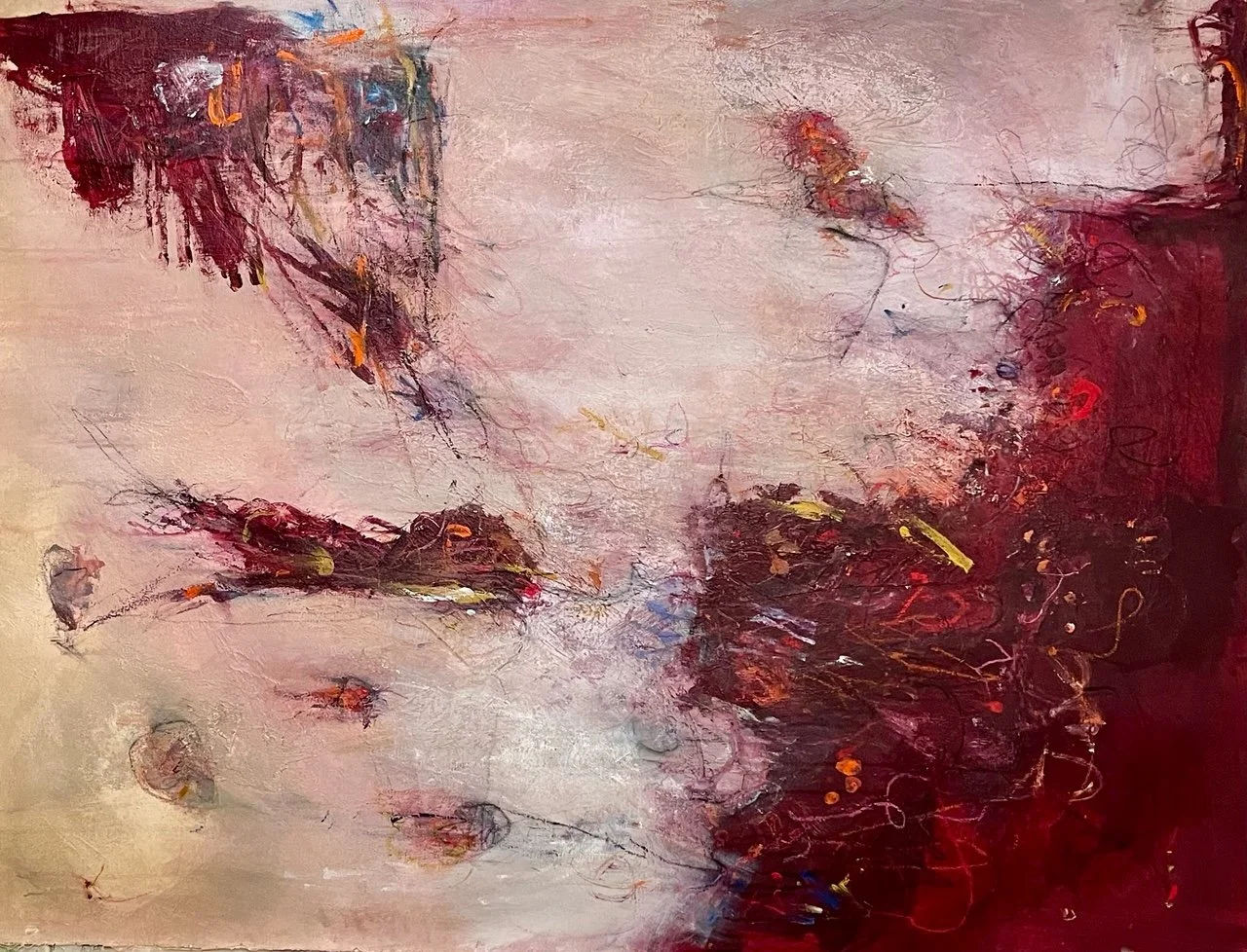 Between Light & Dark |  acrylic on canvas  |  58"x45"