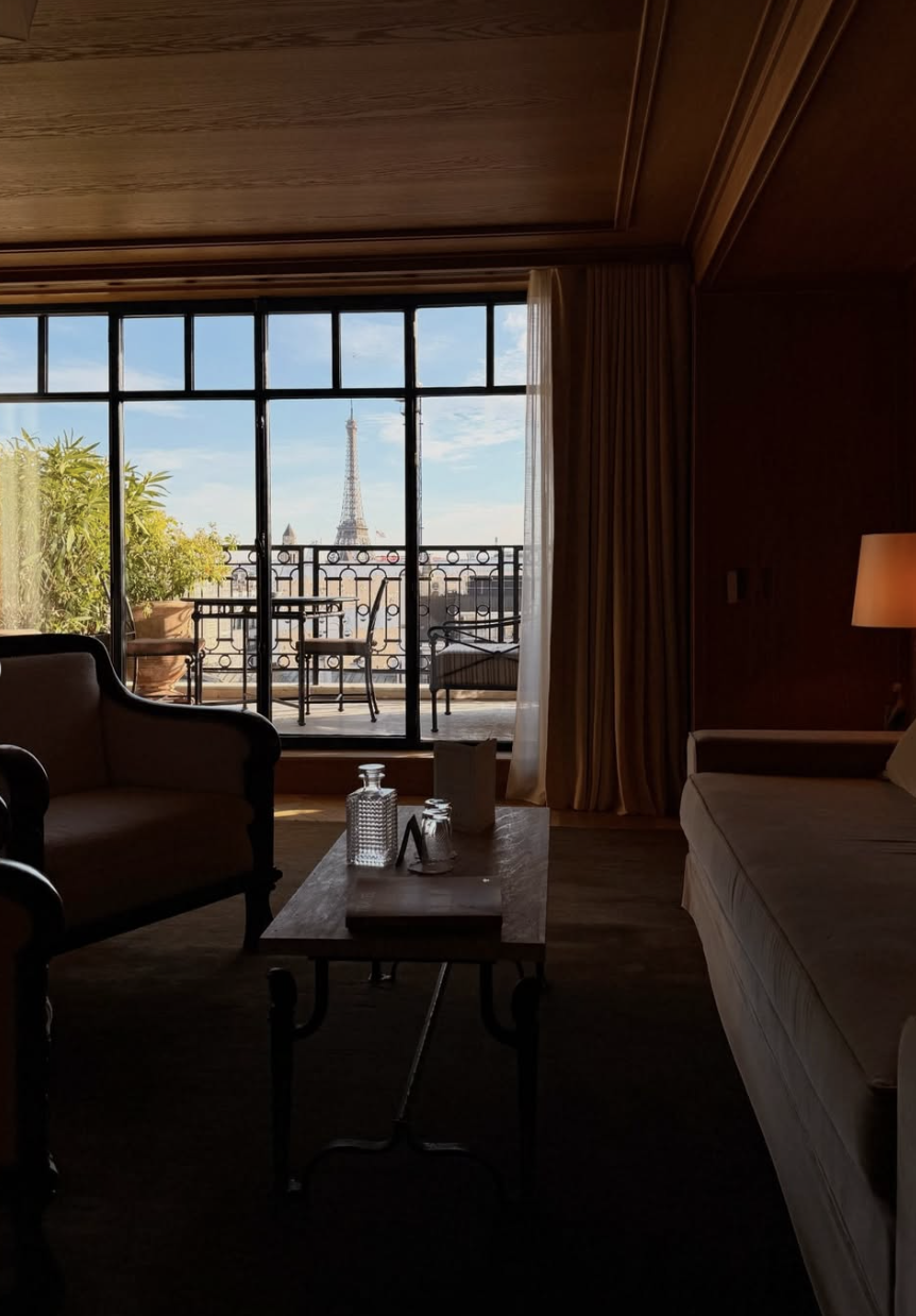 best luxury boutique hotel paris intimate hotel balzac views eiffel tower room.png