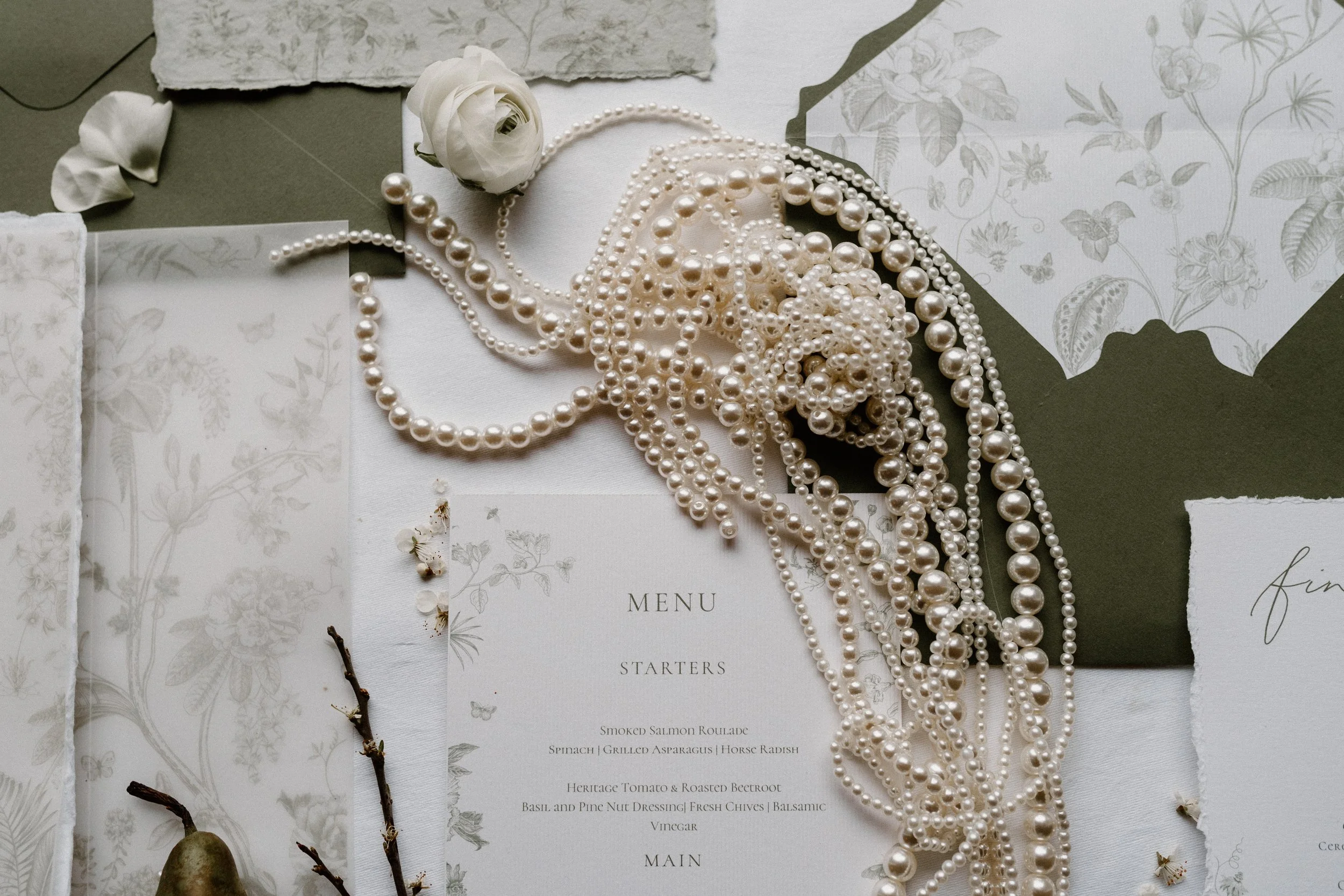 Wedding Invitations Inspired by Old-Fashioned Love Letters