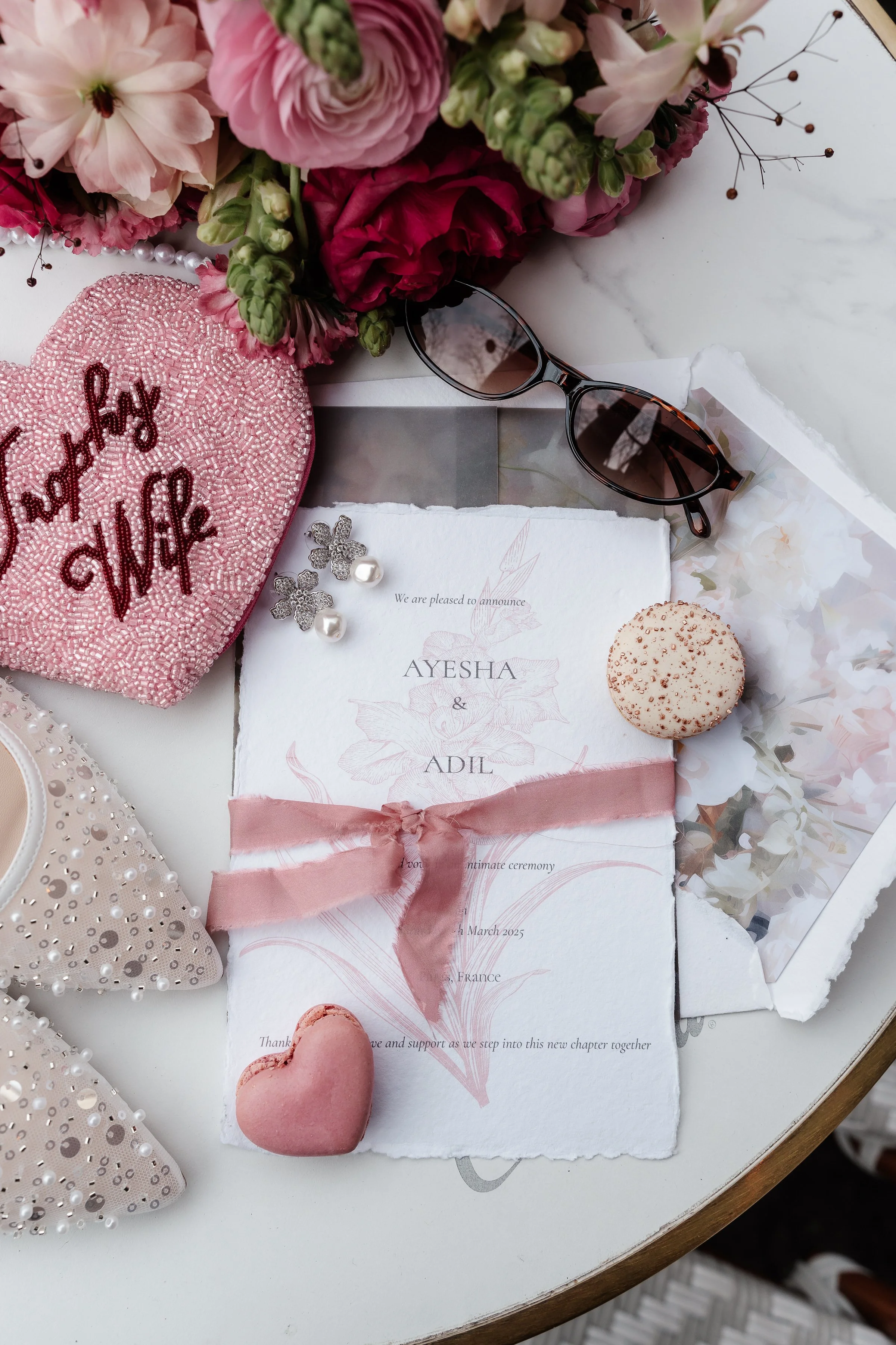 Rose pink Editorial Paris Elopement wedding invitation collection.jpg