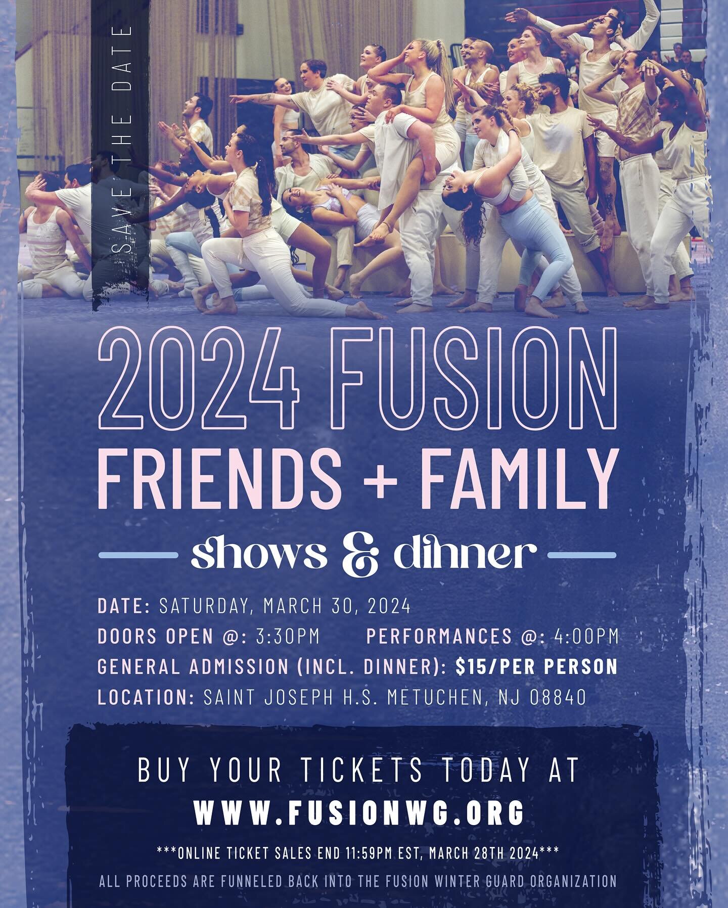 We are excited to announce that we will be holding our annual Friends &amp; Family event on March 30th, 2024 at Saint Joseph High School in Metuchen! Enjoy an afternoon packed with winter guards from our community, a 50/50 raffle, and stay after the 