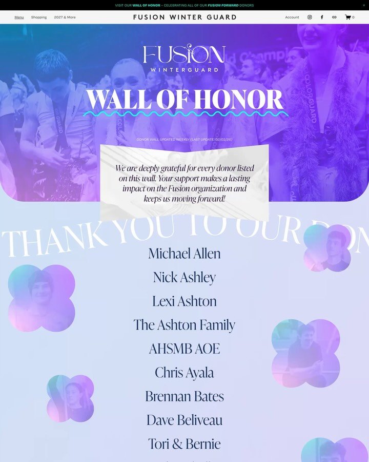 Feeling incredibly grateful! With support from 100+ donors, we&rsquo;ve raised nearly $8,000 toward our initial $10,000 Fusion Forward goal. Thank you for believing in Fusion and supporting our performers &amp; organization!

Every contribution moves