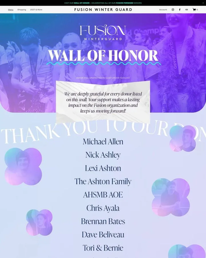 Feeling incredibly grateful! With support from 100+ donors, we&rsquo;ve raised nearly $8,000 toward our initial $10,000 Fusion Forward goal. Thank you for believing in Fusion and supporting our performers &amp; organization!

Every contribution moves
