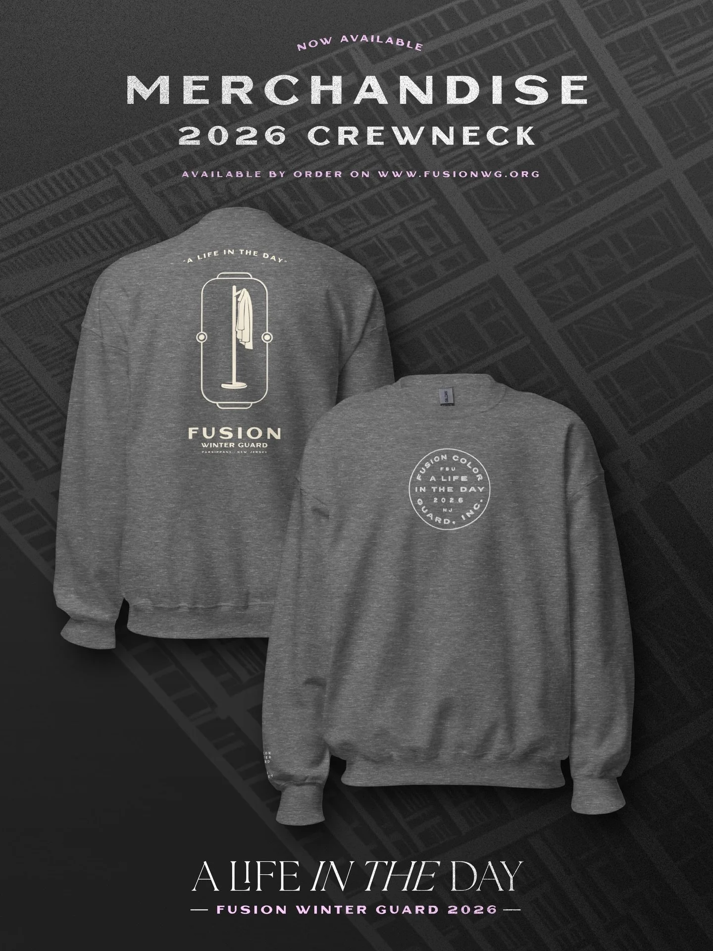 2026 show merchandise is now available &ndash; thank you for your support! Merch is made to order, and can be purchased through the Fusion Marketplace at www.fusionwg.org/shop
-
𝔽𝕌𝕊𝕀𝕆ℕ 𝕎𝕀ℕ𝕋𝔼ℝ 𝔾𝕌𝔸ℝ𝔻 𝟚𝟘𝟚𝟞
-
👔
#wgi2026 #DPGPerforms #Co